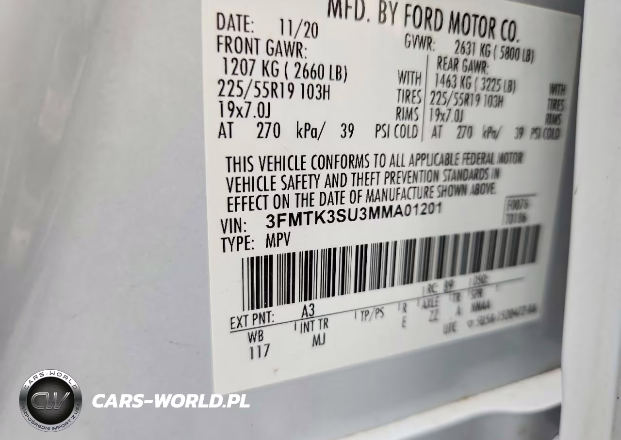 2021 Ford Mustang Mach-E Premium VIN:3FMTK3SU3MMA01201 - 14