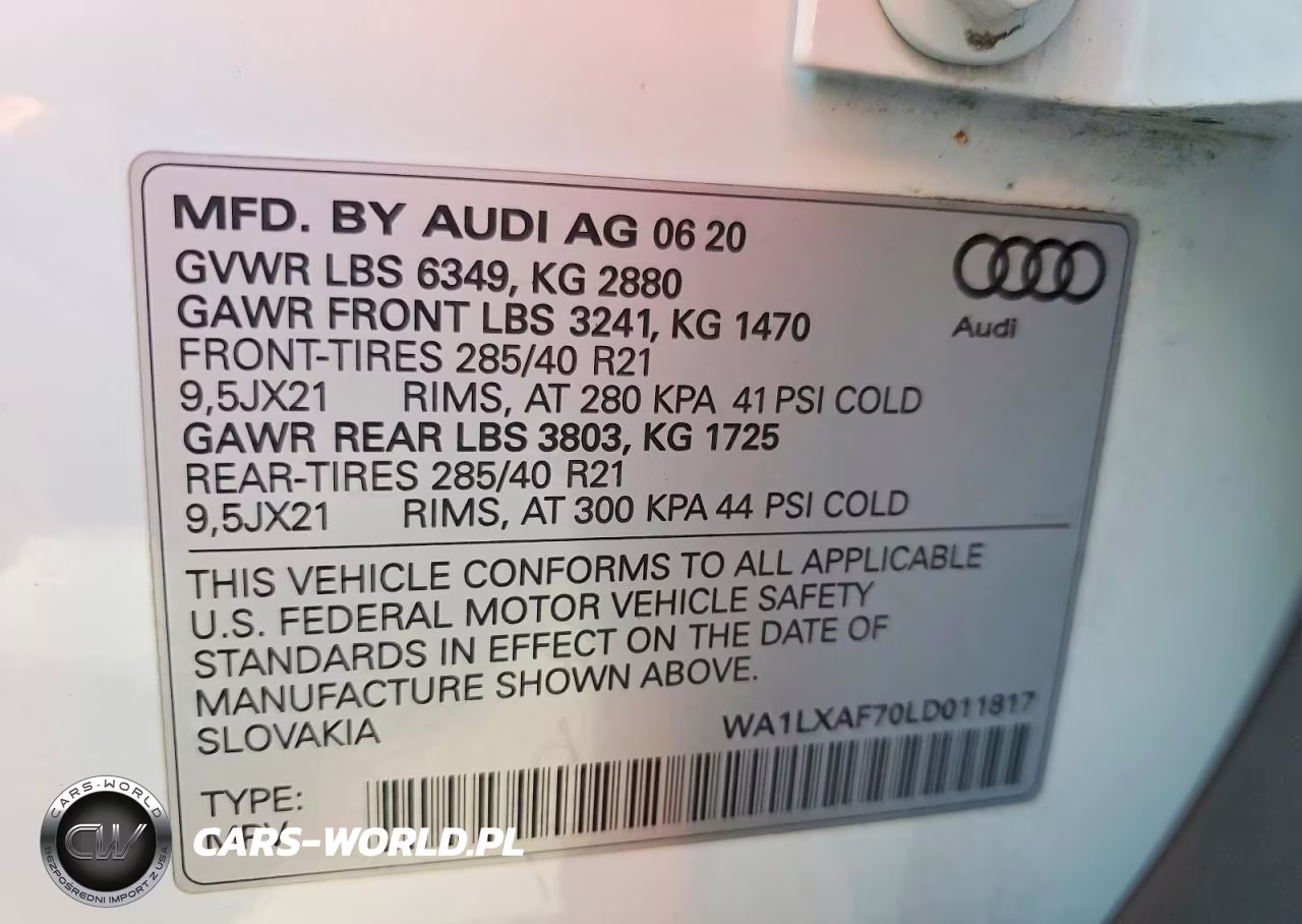 2020 Audi Q7 Premium Plus VIN:WA1LXAF70LD011817 - 13