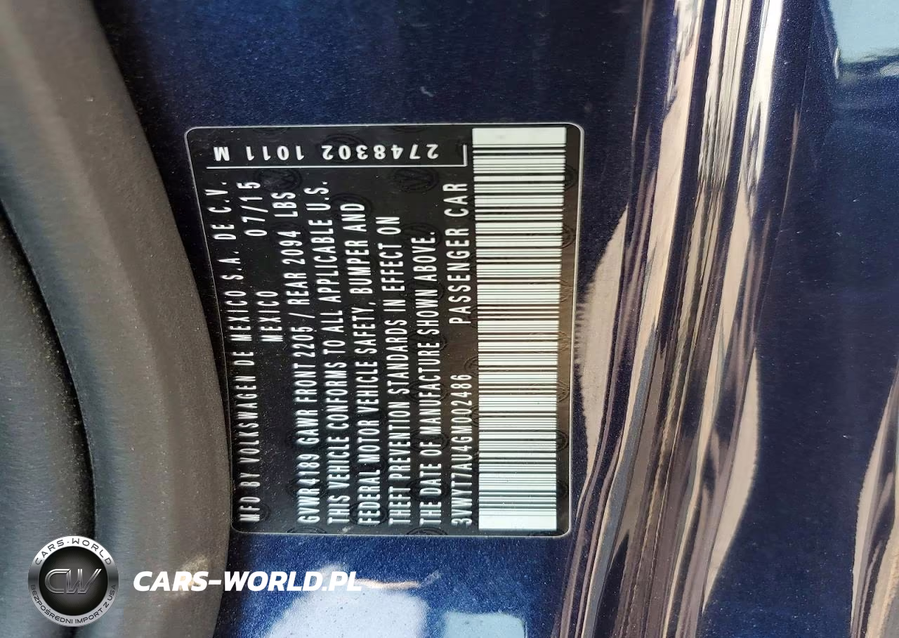 2016 Volkswagen Gti S-Se VIN:3VWYT7AU4GM002486 - 12