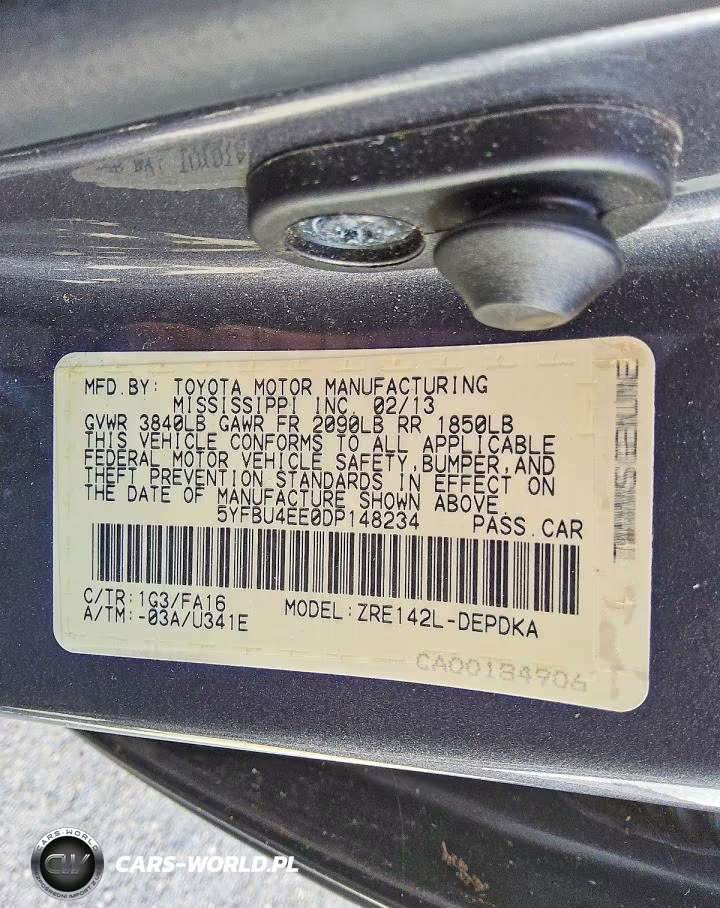 2013 Toyota Corolla L VIN:5YFBU4EE0DP148234 - 12