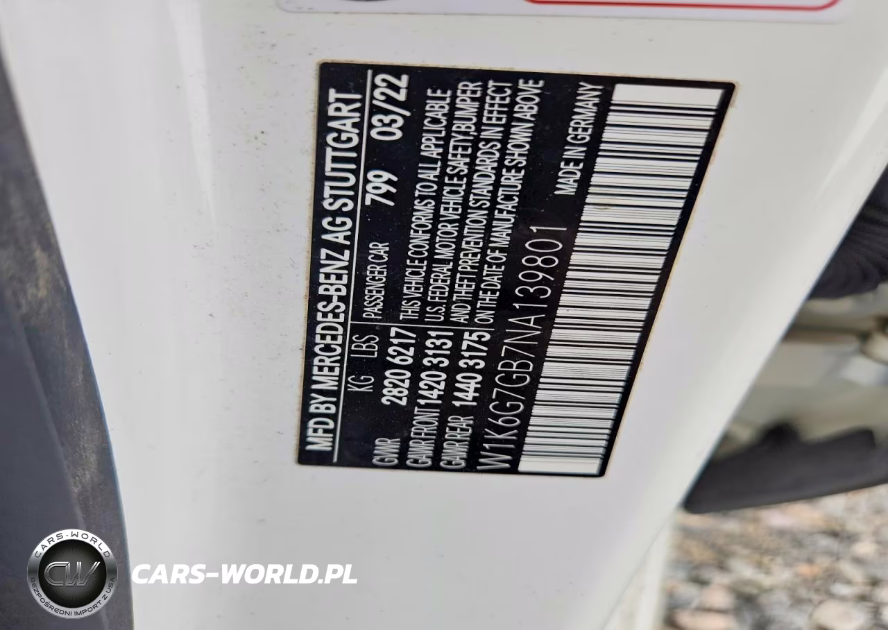 2022 Mercedes-Benz S 580 4Matic VIN:W1K6G7GB7NA139801 - 13