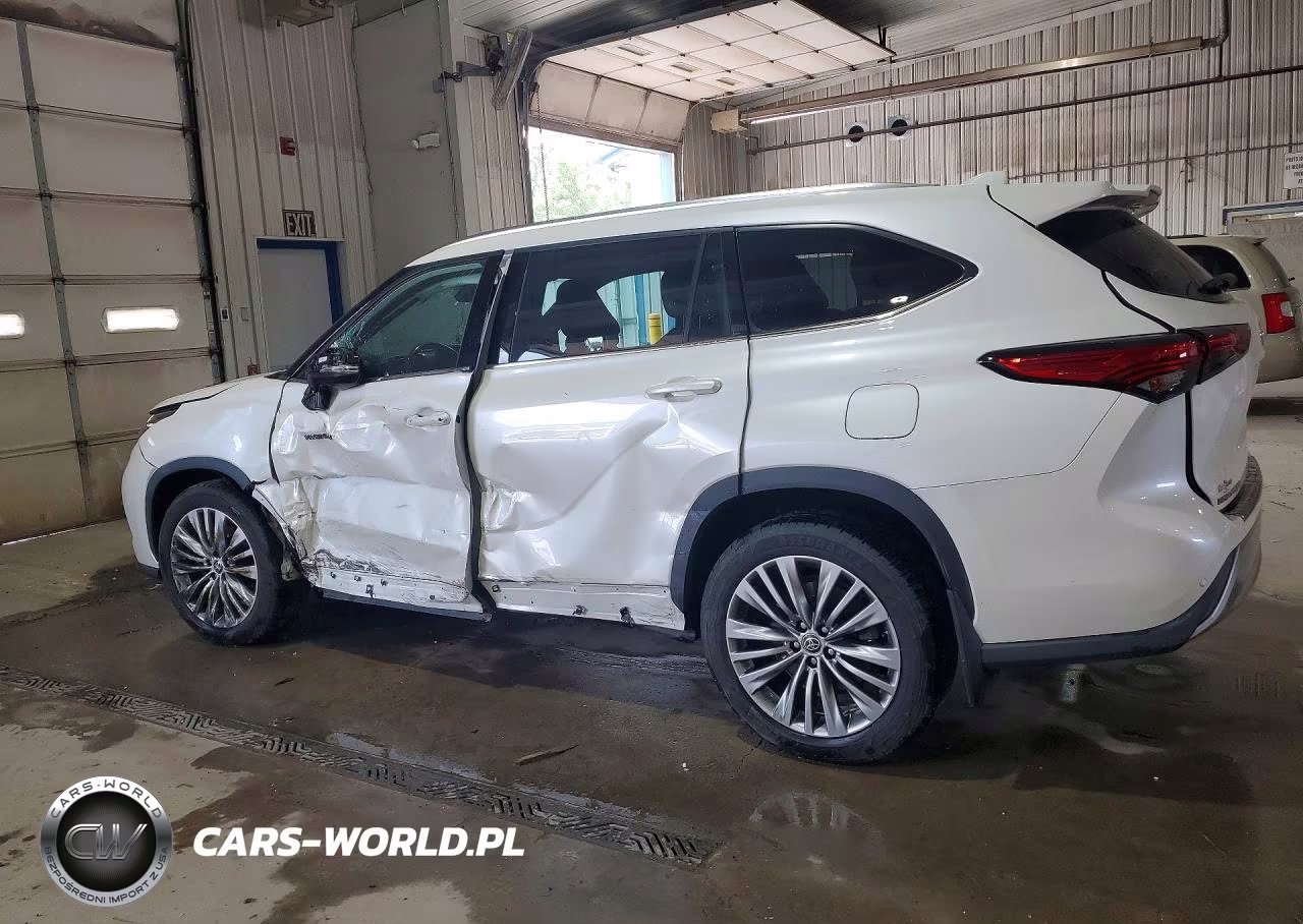 2021 Toyota Highlander Hybrid Platinum VIN:5TDEBRCH2MS051802 - 2
