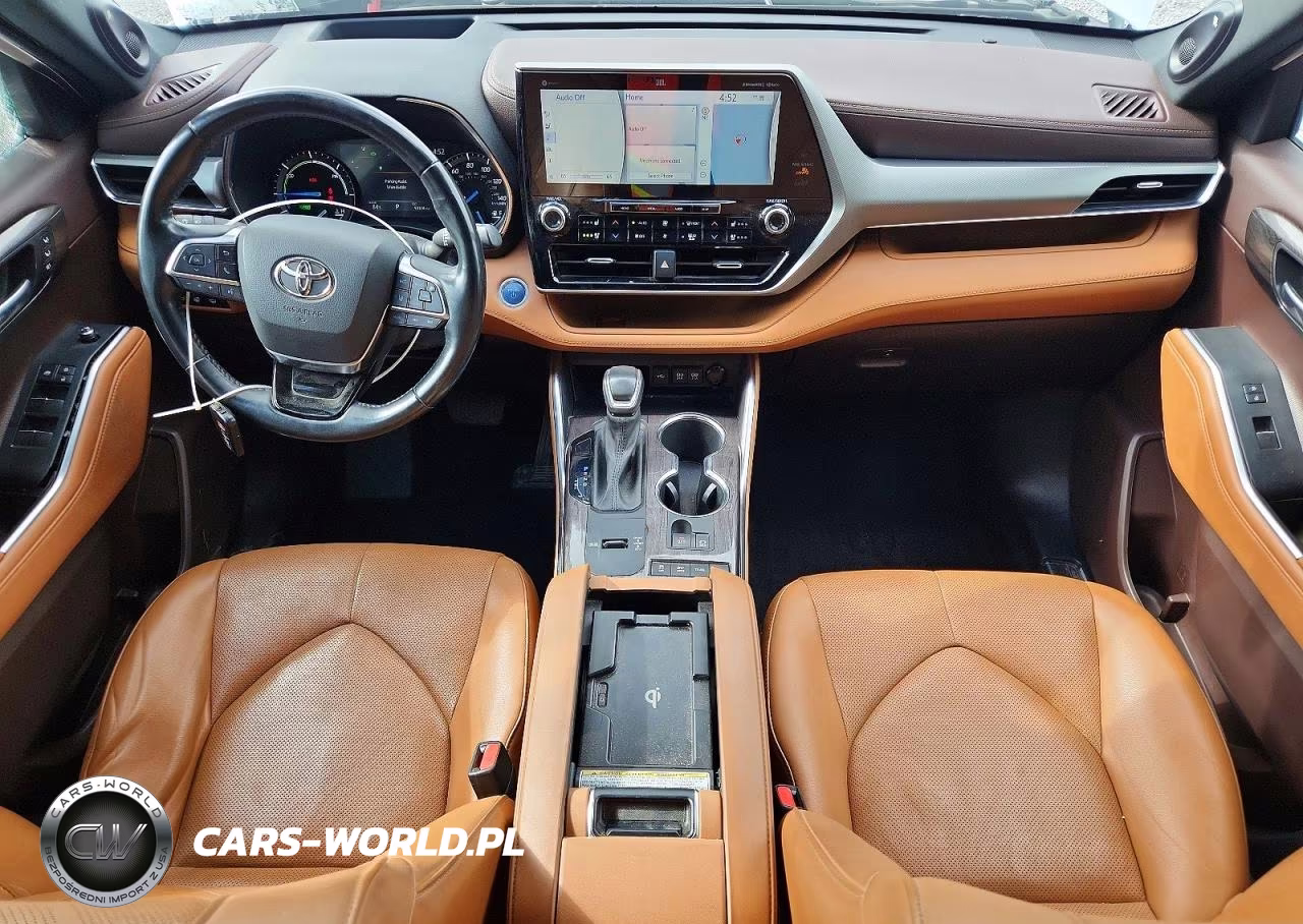 2021 Toyota Highlander Hybrid Platinum VIN:5TDEBRCH2MS051802 - 8