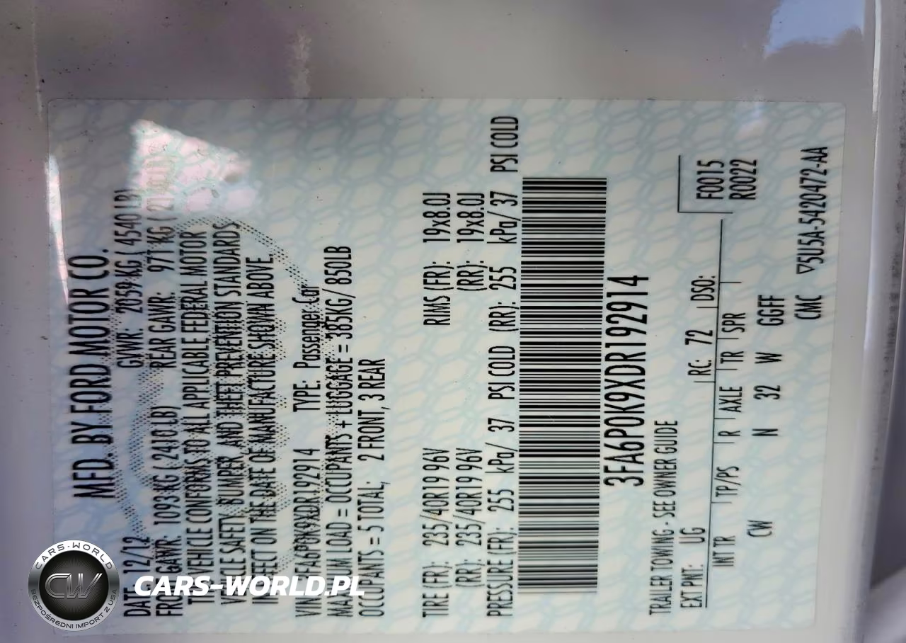 2013 Ford Fusion Titanium VIN:3FA6P0K9XDR192914 - 12