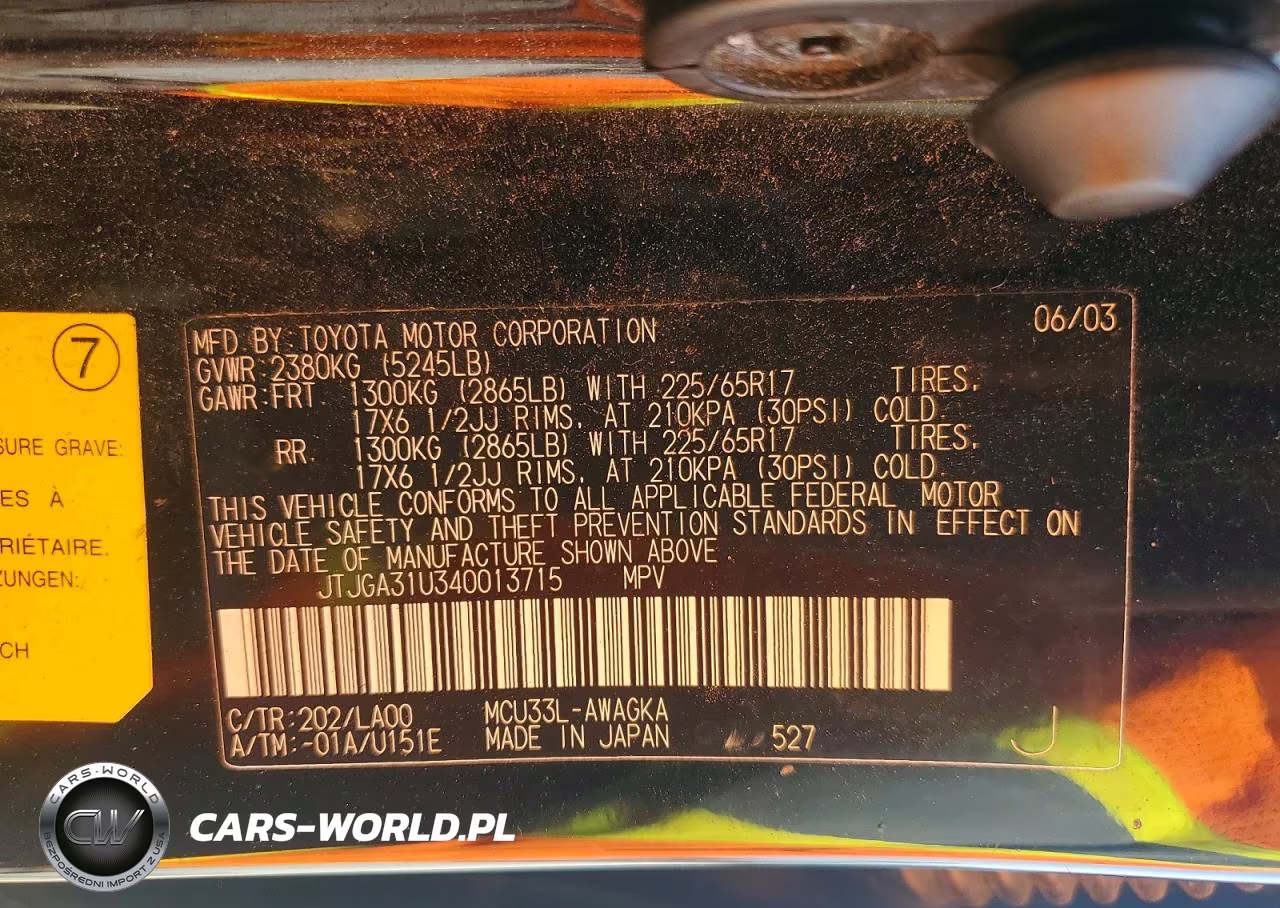 2004 Lexus Rx 330 VIN:JTJGA31U340013715 - 14