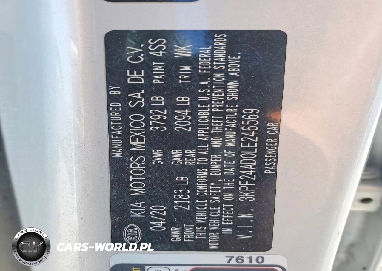 2020 Kia Forte Lxs VIN:3KPF24AD0LE246569 - 12