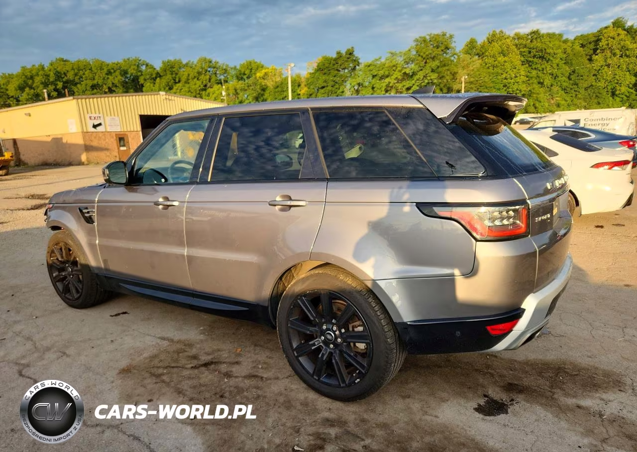 2020 Land Rover Range Rover Sport Hse VIN:SALWR2SU3LA737079 - 2