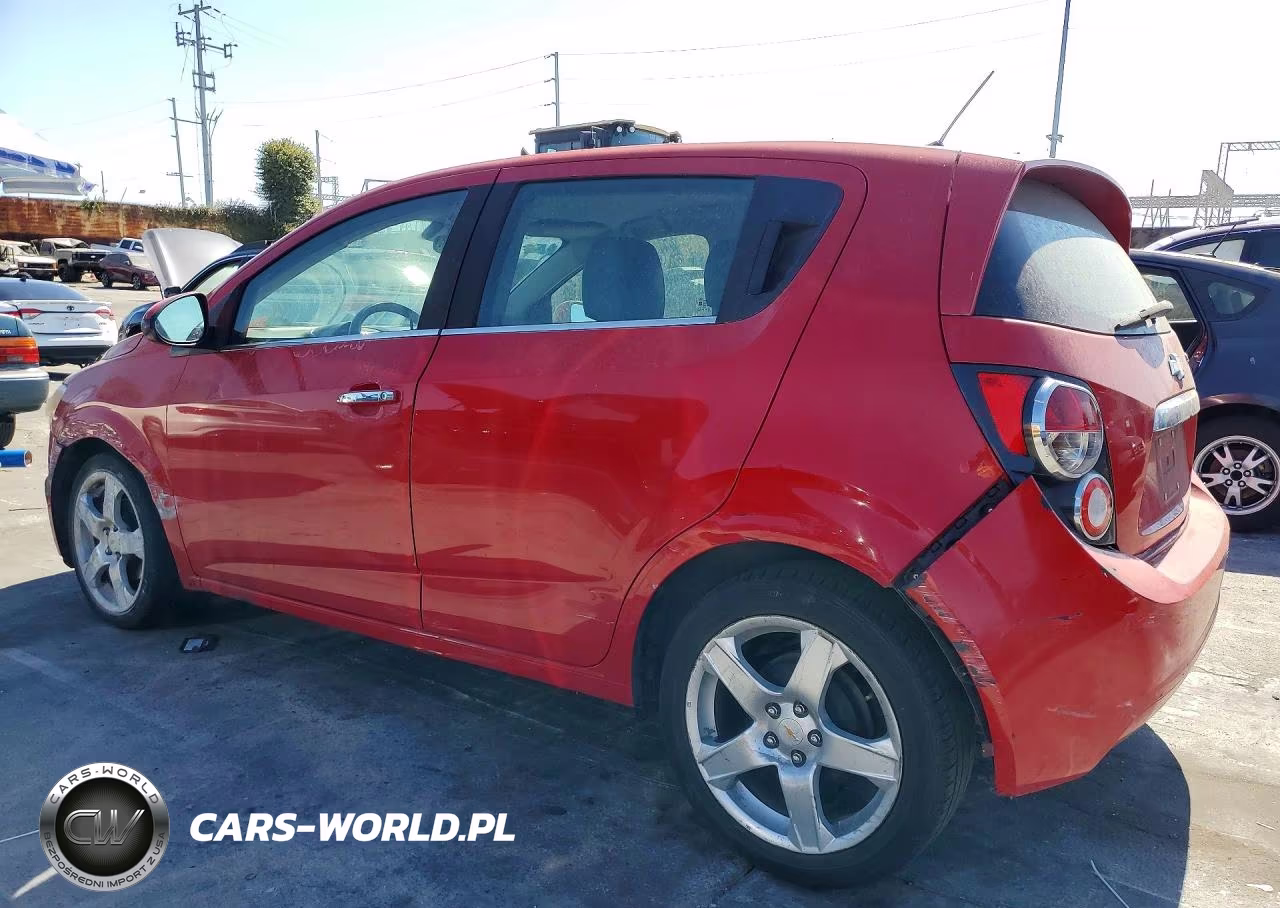 2012 Chevrolet Sonic Ltz VIN:1G1JE6SH0C4155102 - 2
