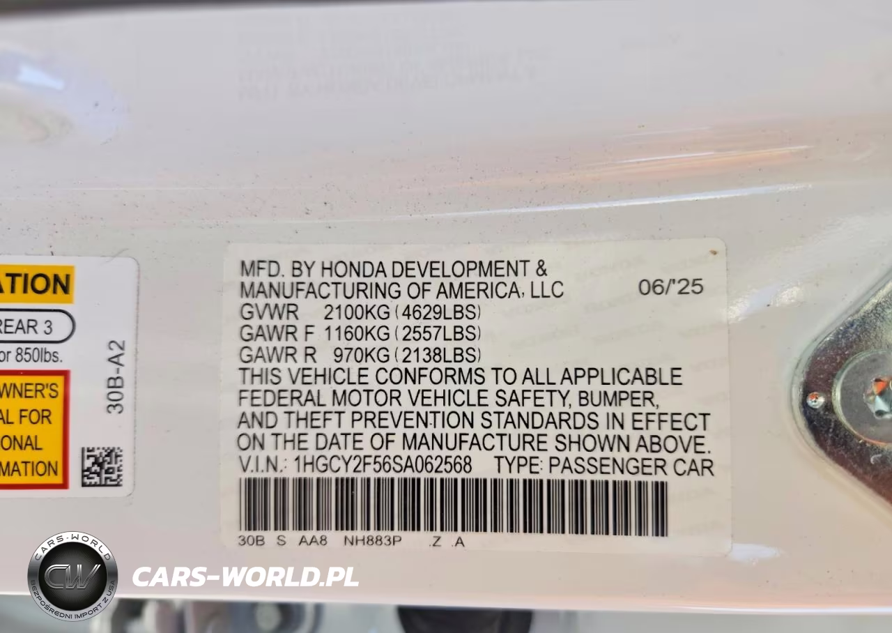 2025 Honda Accord Hybrid Sport VIN:1HGCY2F56SA062568 - 12