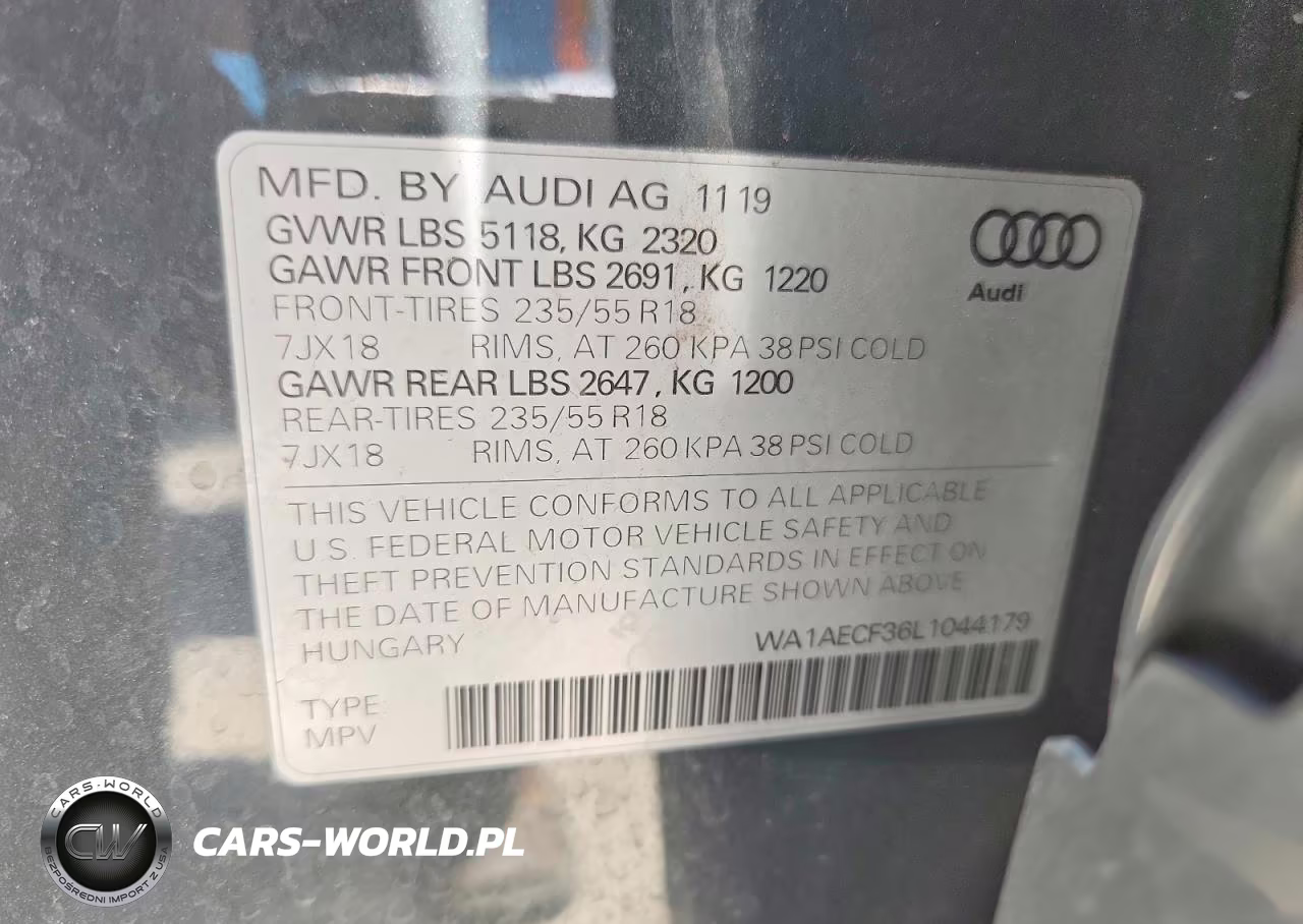 2020 Audi Q3 Premium VIN:WA1AECF36L1044179 - 13