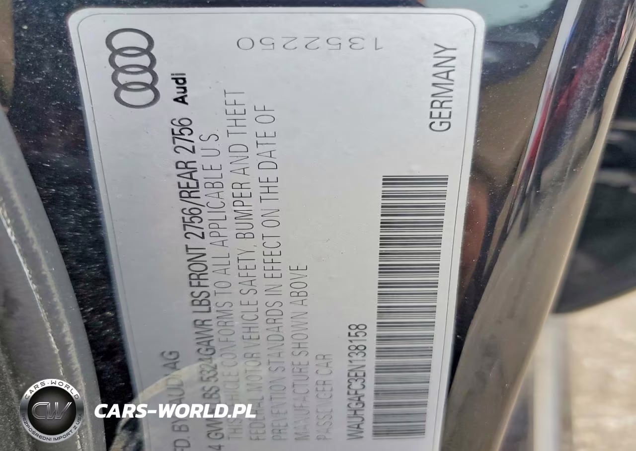 2014 Audi A6 Prestige VIN:WAUHGAFC3EN138158 - 12