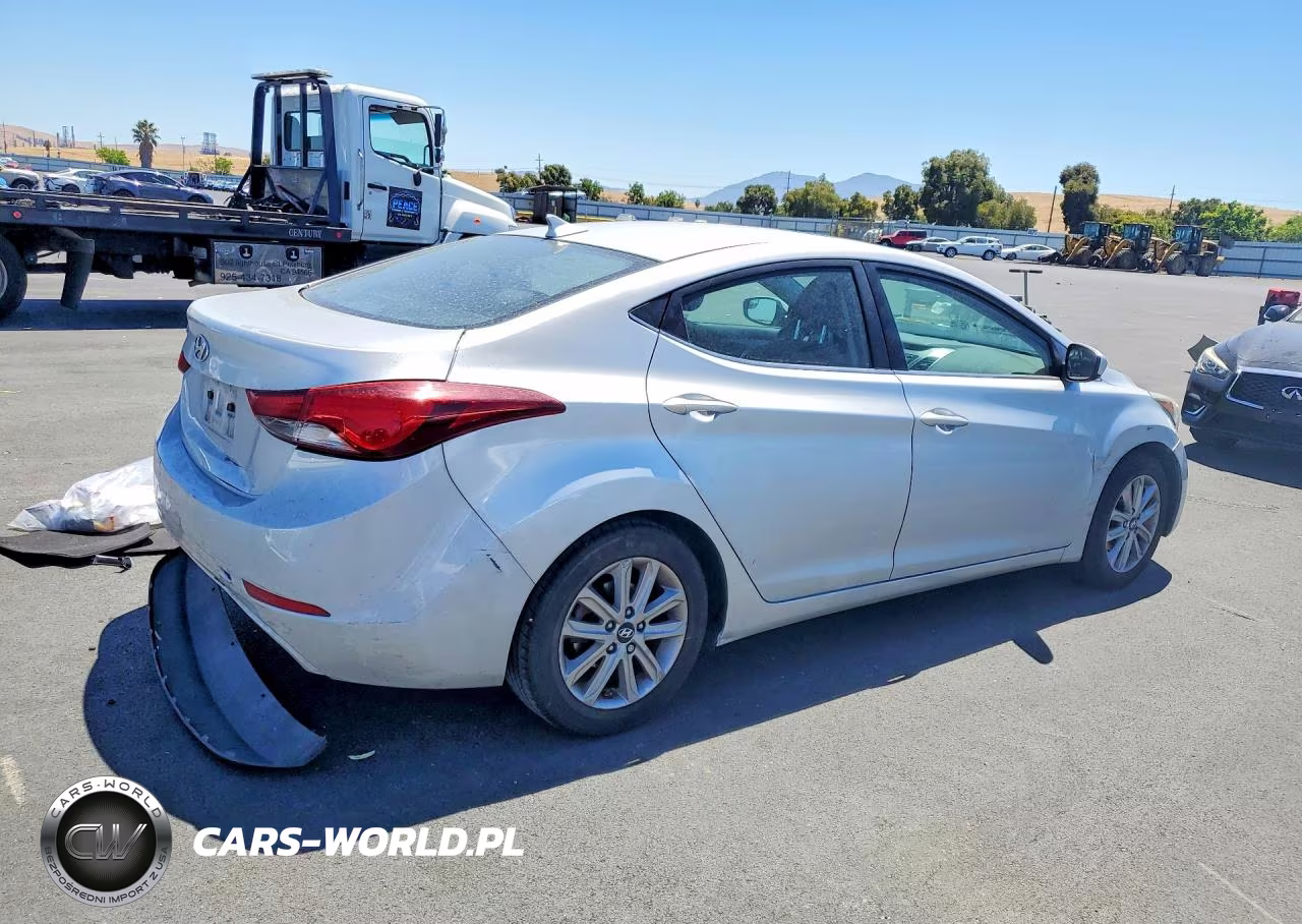 2015 Hyundai Elantra Se VIN:5NPDH4AE9FH547694 - 3