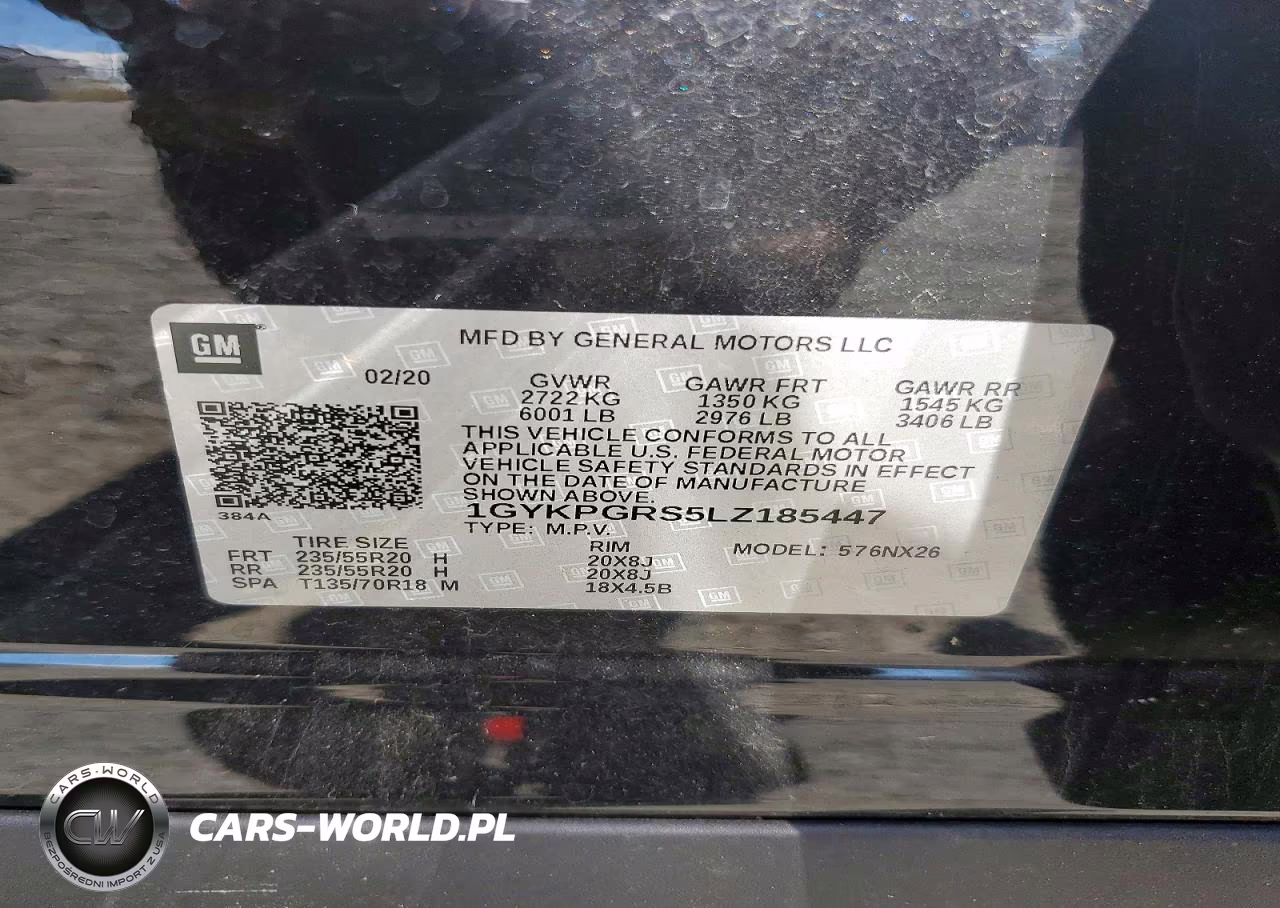 2020 Cadillac Xt6 Sport VIN:1GYKPGRS5LZ185447 - 14