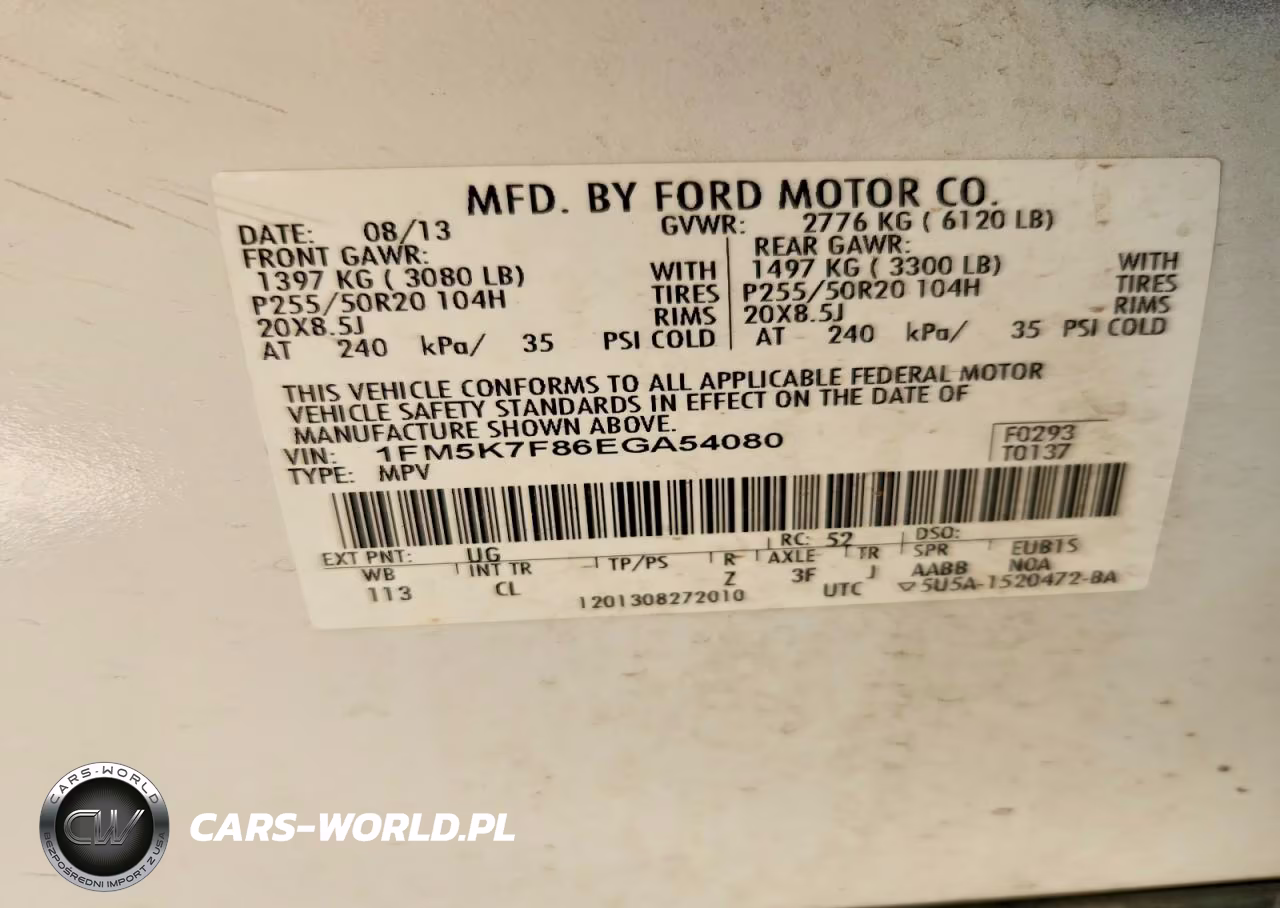 2014 Ford Explorer Limited VIN:1FM5K7F86EGA54080 - 13