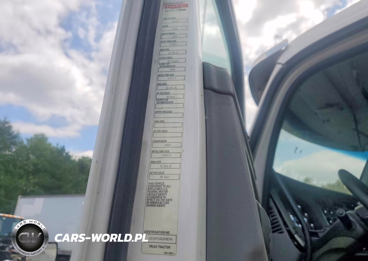 2016 Kenworth T680 VIN:1XKYDP9X8GJ498344 - 11