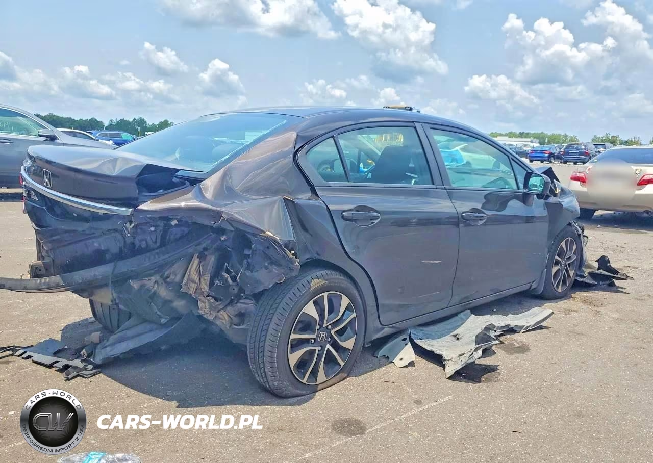 2014 Honda Civic Ex VIN:2HGFB2F86EH500696 - 3