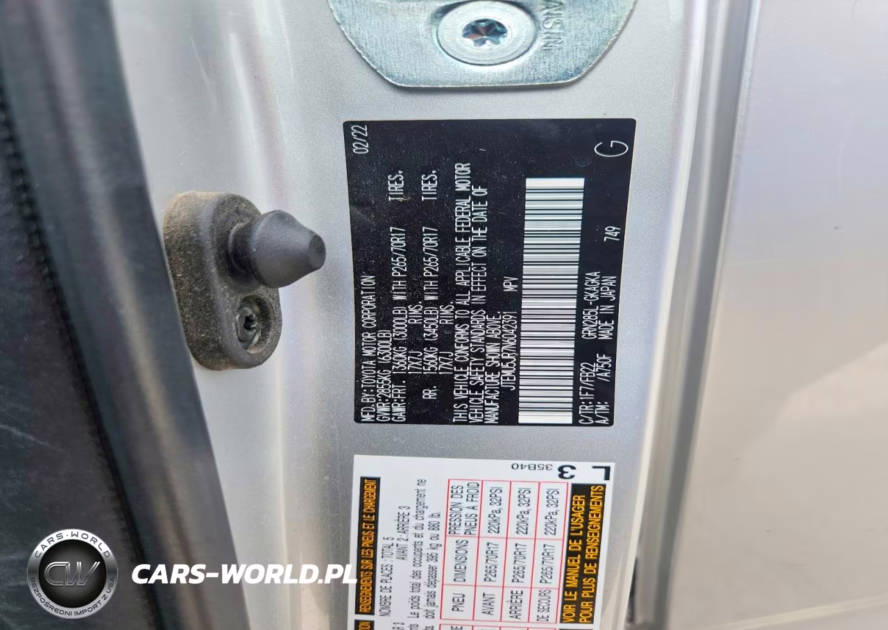 2022 Toyota 4Runner Sr5 VIN:JTEMU5JR7N6042391 - 13