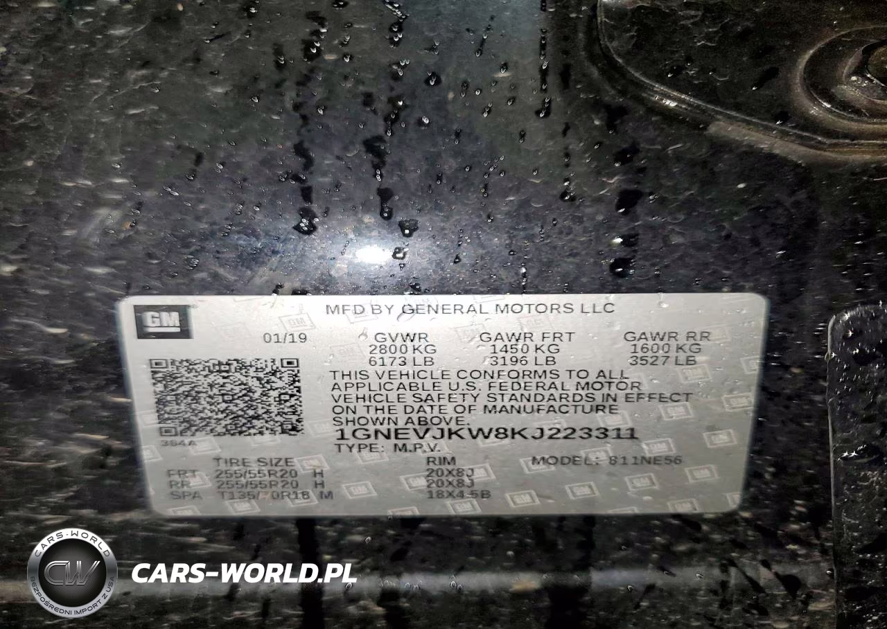 2019 Chevrolet Traverse High Country VIN:1GNEVJKW8KJ223311 - 13