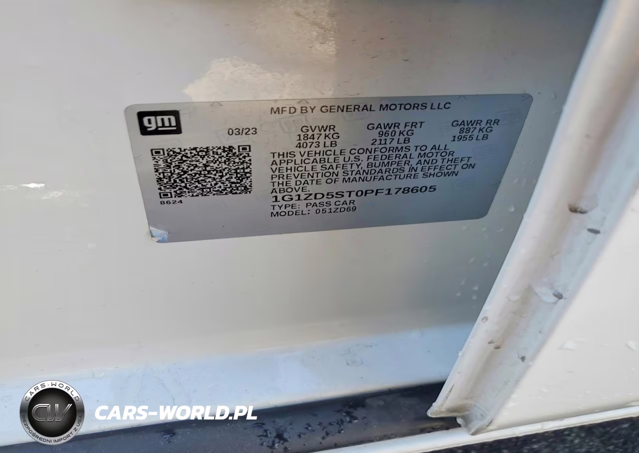 2023 Chevrolet Malibu Lt VIN:1G1ZD5ST0PF178605 - 12