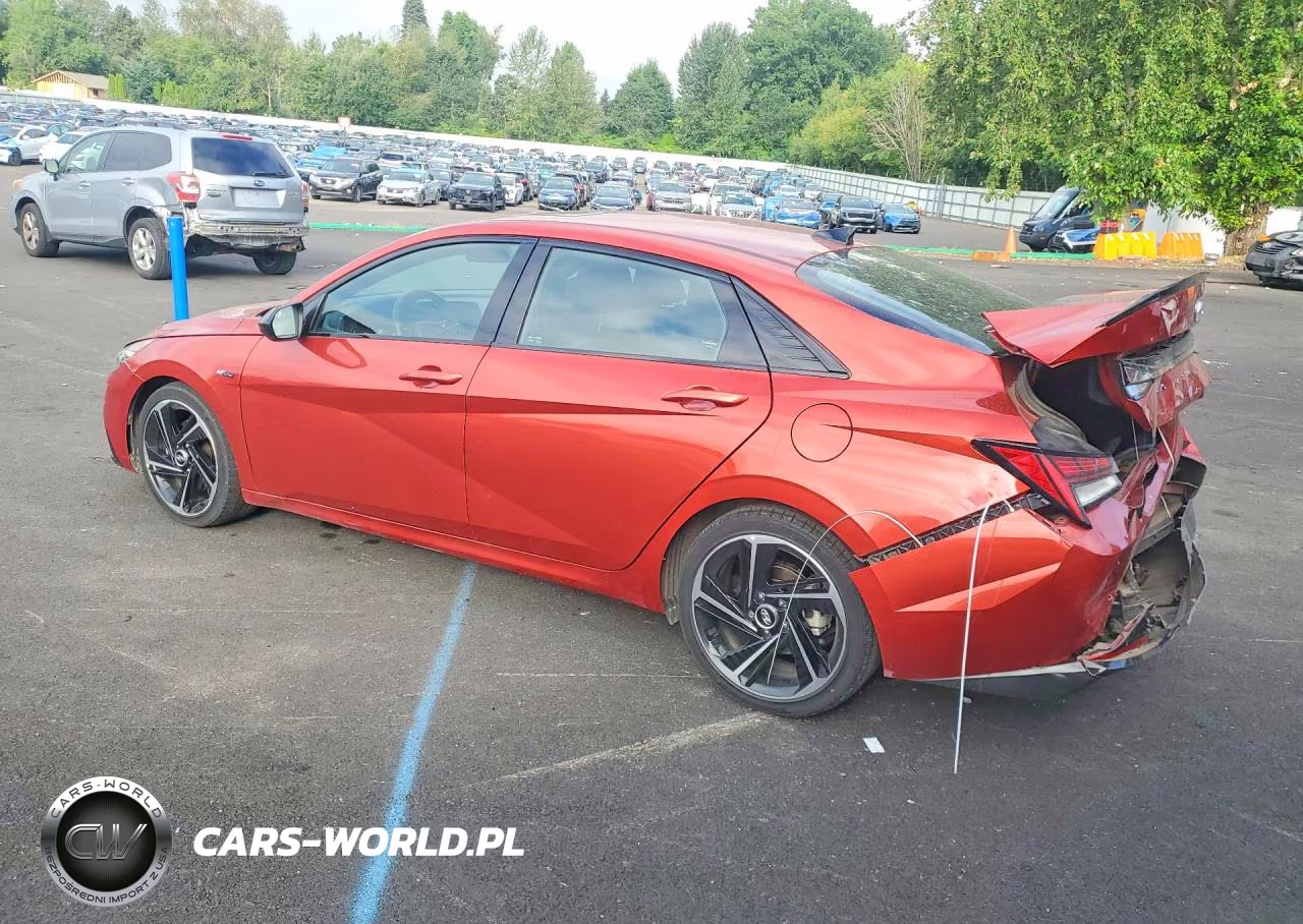 2021 Hyundai Elantra N Line VIN:KMHLR4AF0MU153372 - 2