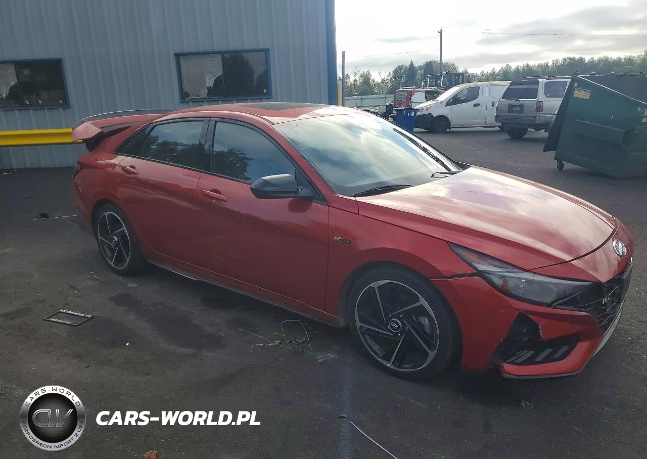 2021 Hyundai Elantra N Line VIN:KMHLR4AF0MU153372 - 4