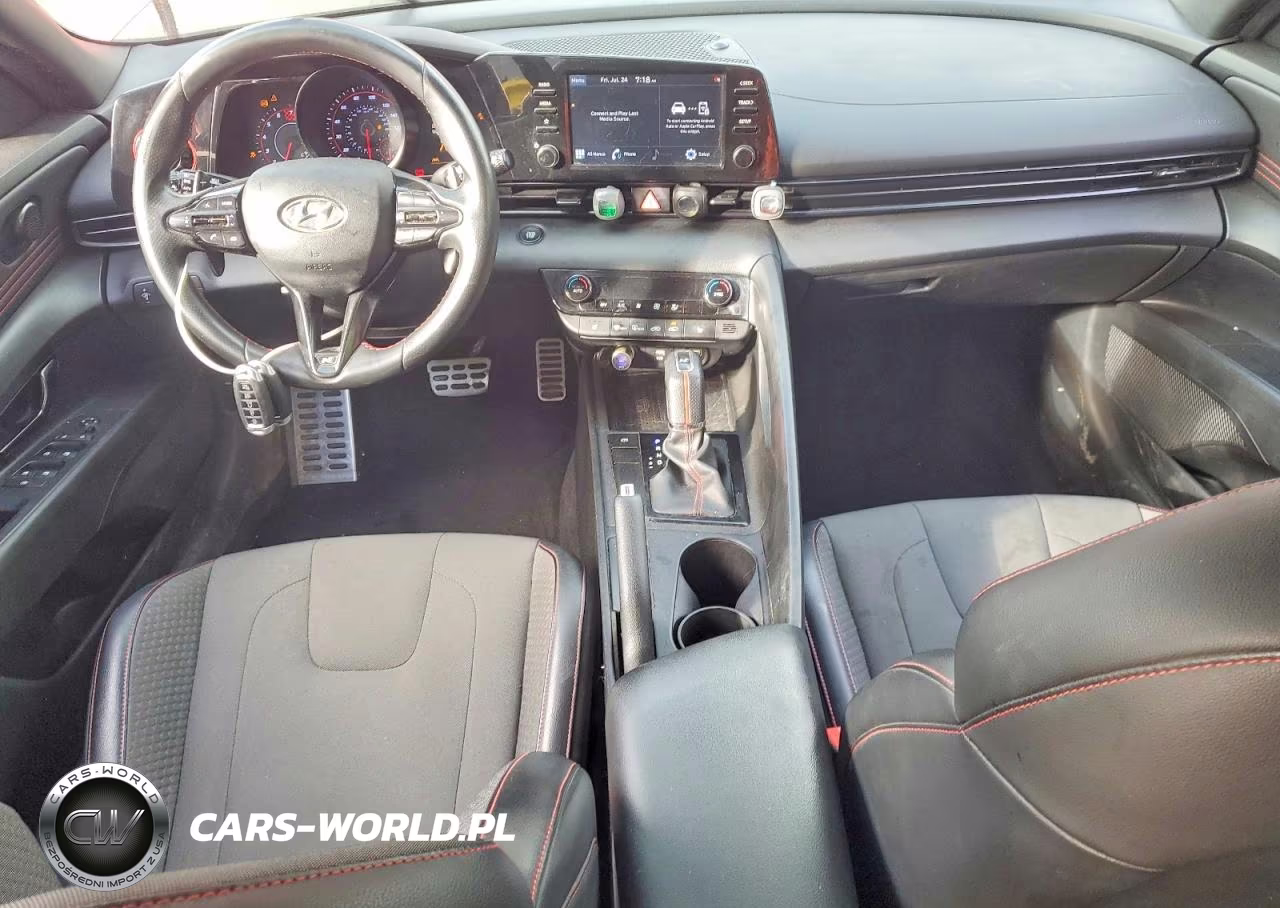 2021 Hyundai Elantra N Line VIN:KMHLR4AF0MU153372 - 8
