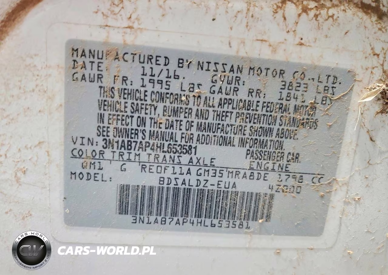 2024 Nissan Sentra 1.8-1.8S VIN:3N1AB7AP4HL653581 - 12