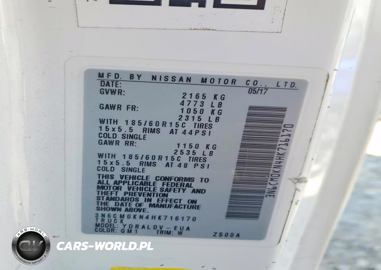 2017 Nissan Nv200 S VIN:3N6CM0KN4HK716170 - 13