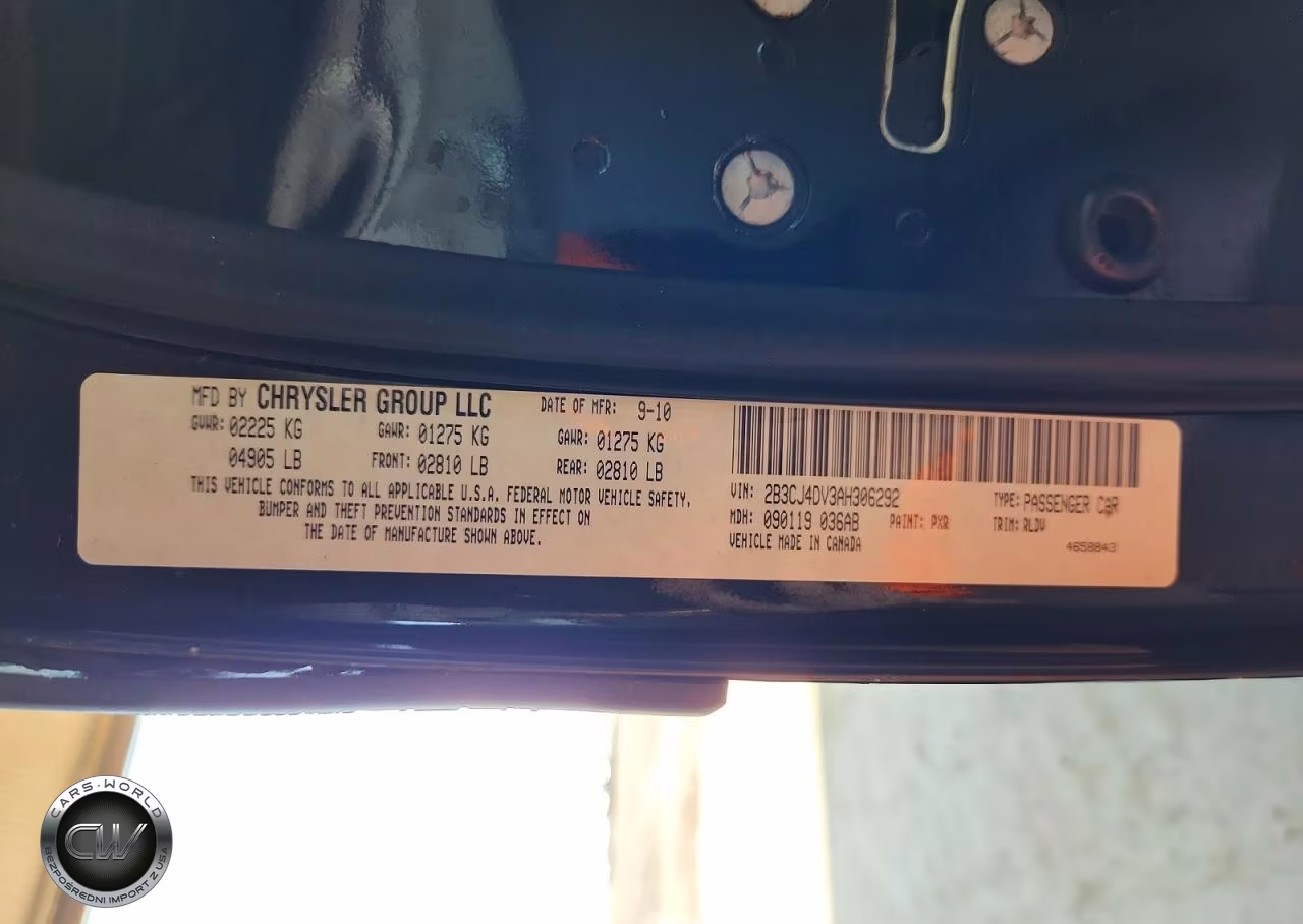 2010 Dodge Challenger Se VIN:2B3CJ4DV3AH306292 - 12