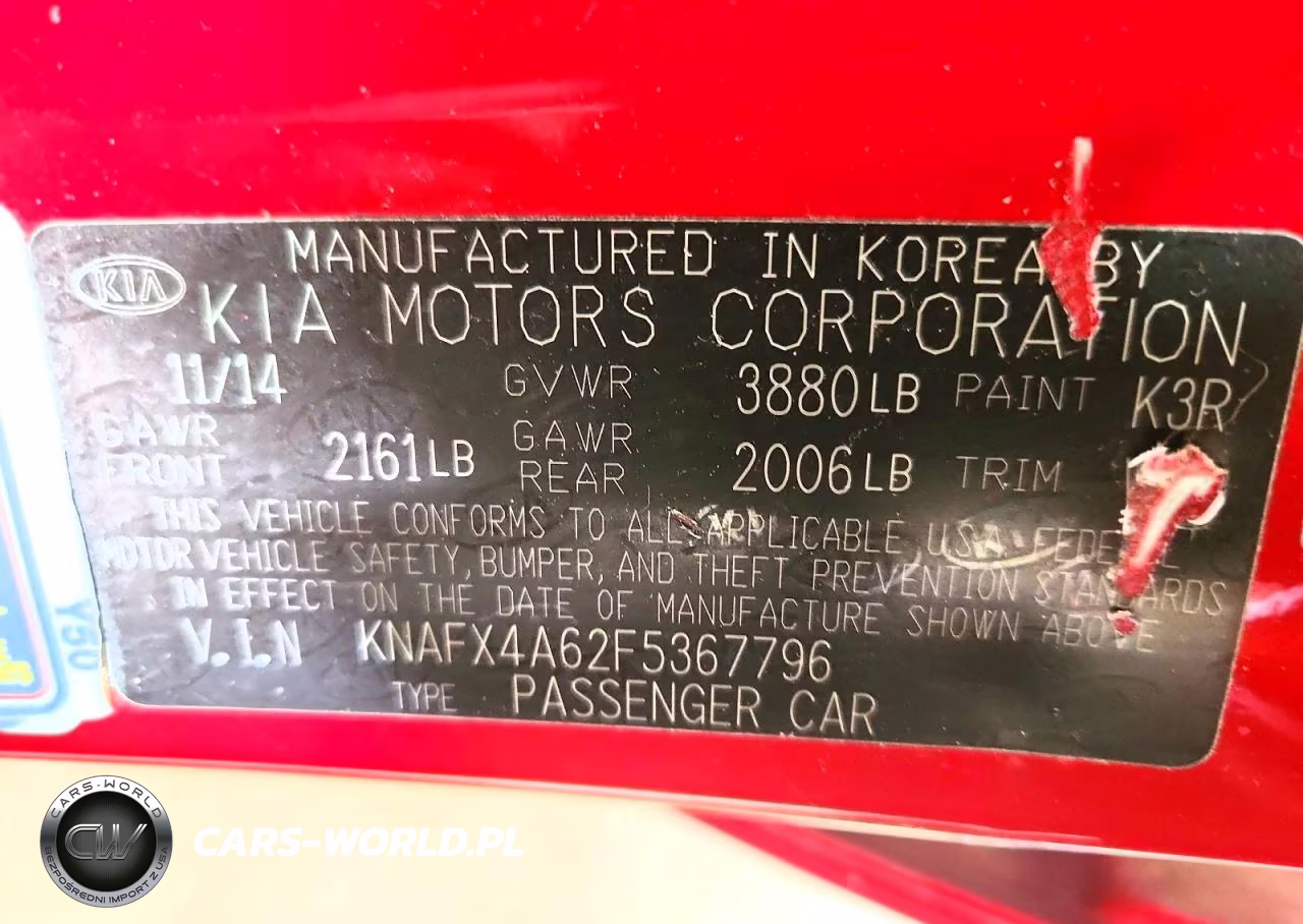2015 Kia Forte Lx VIN:KNAFX4A62F5367796 - 12