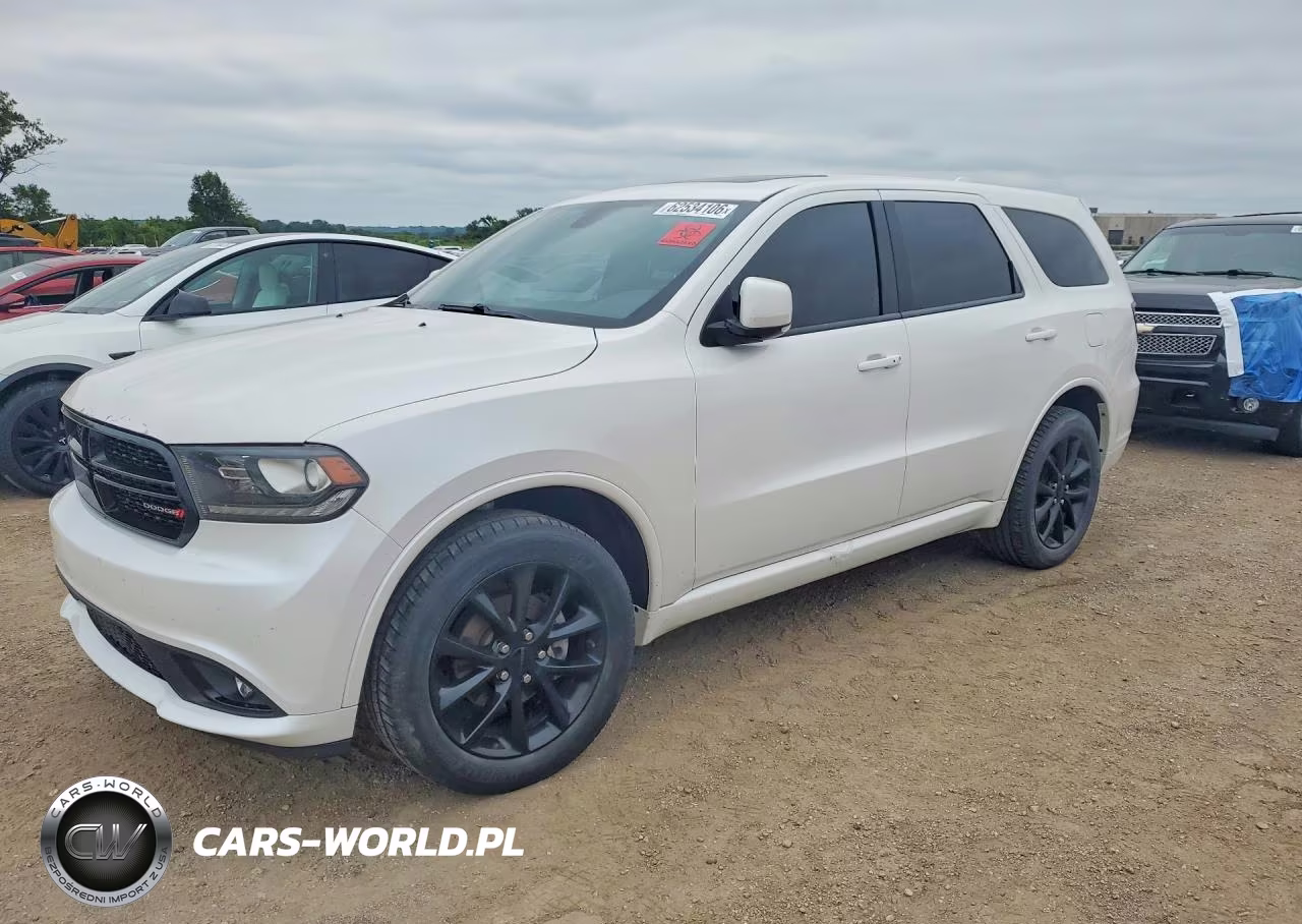 2017 Dodge Durango Gt VIN:1C4RDJDG2HC783096 - 1