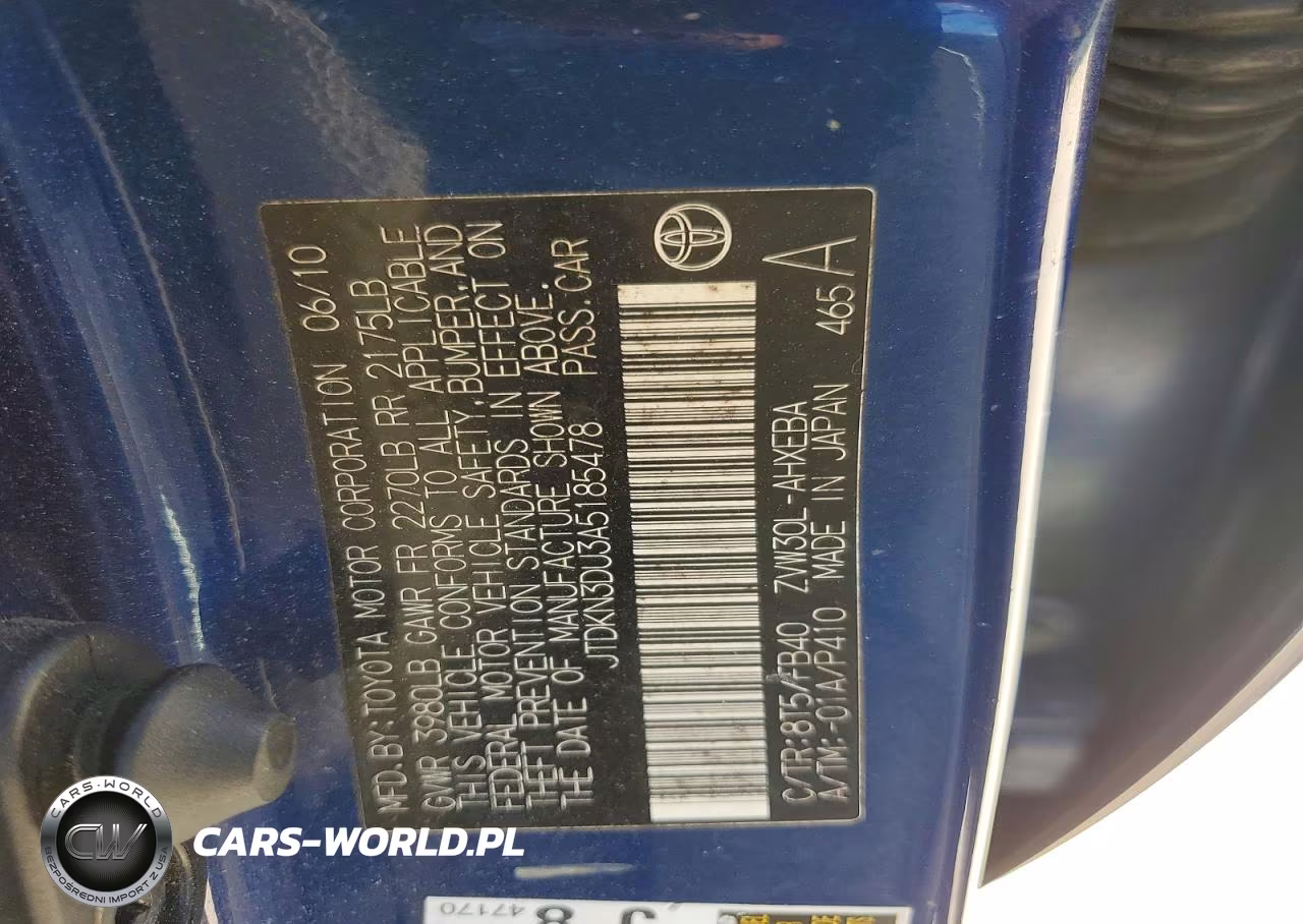 2010 Toyota Prius Iii VIN:JTDKN3DU3A5185478 - 12