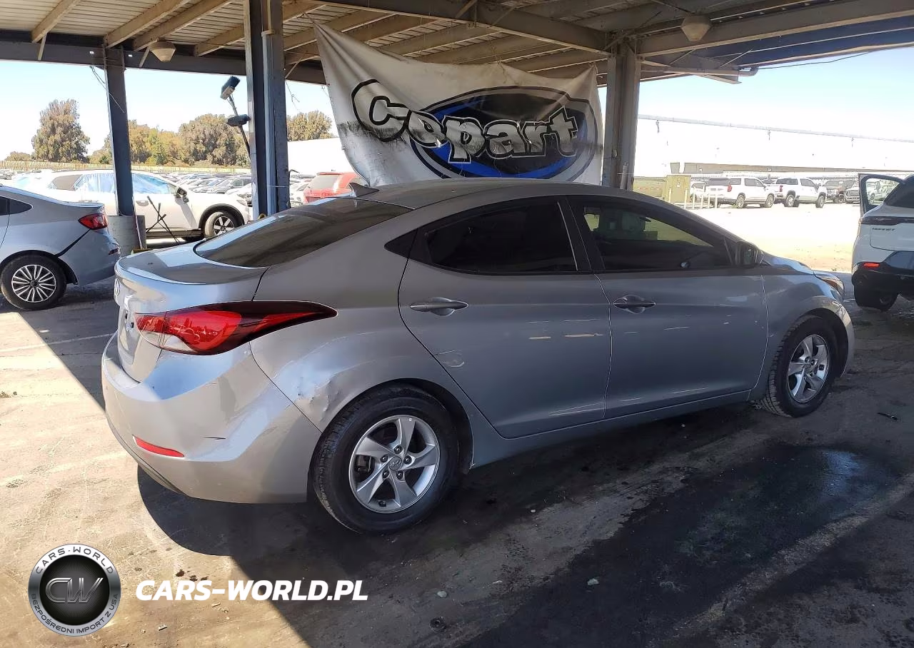 2015 Hyundai Elantra Se VIN:5NPDH4AE7FH549301 - 3