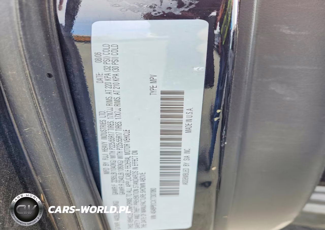 2007 Subaru Outback Outback 2.5I VIN:4S4BP61CX77307060 - 12