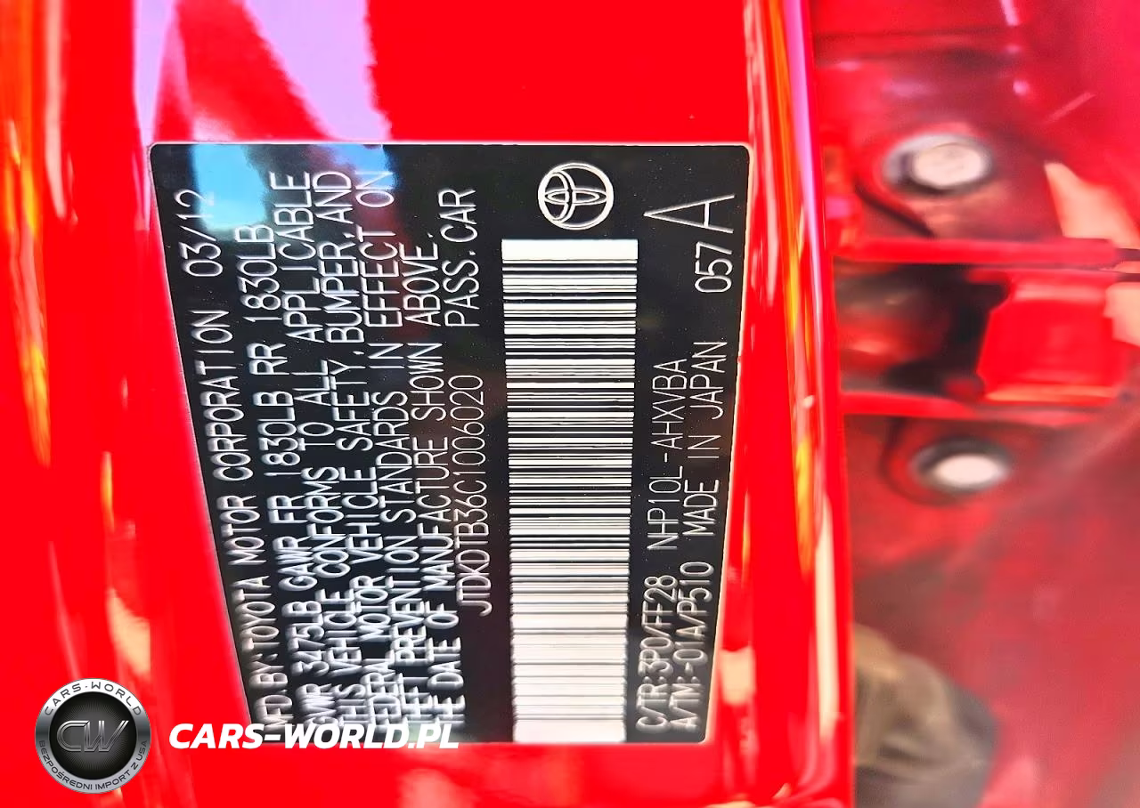 2012 Toyota Prius C Two VIN:JTDKDTB36C1006020 - 12