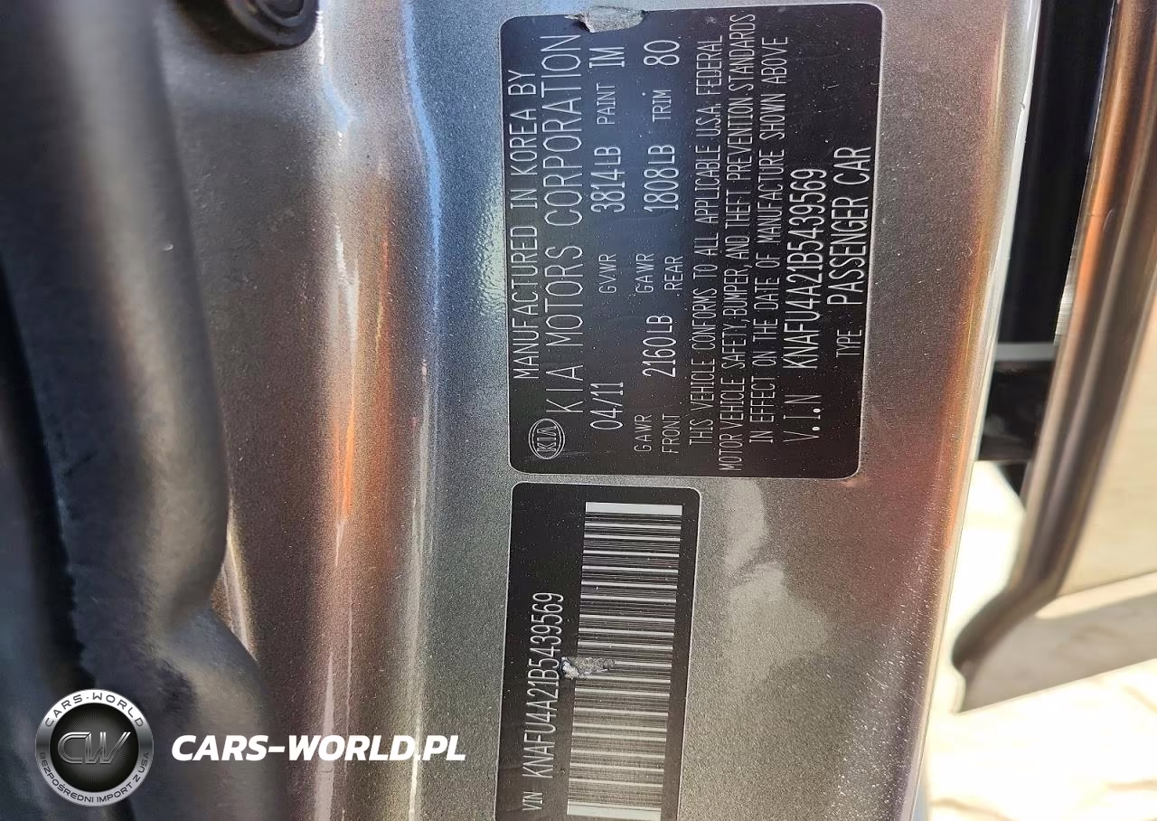 2011 Kia Forte Ex VIN:KNAFU4A21B5439569 - 13