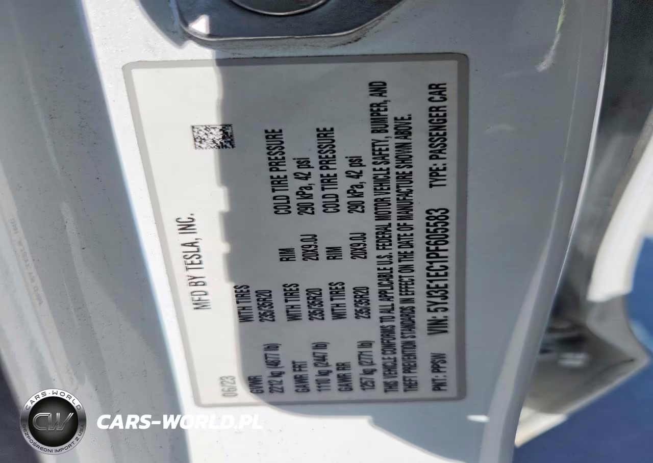 2023 Tesla Model 3 VIN:5YJ3E1EC1PF605583 - 12