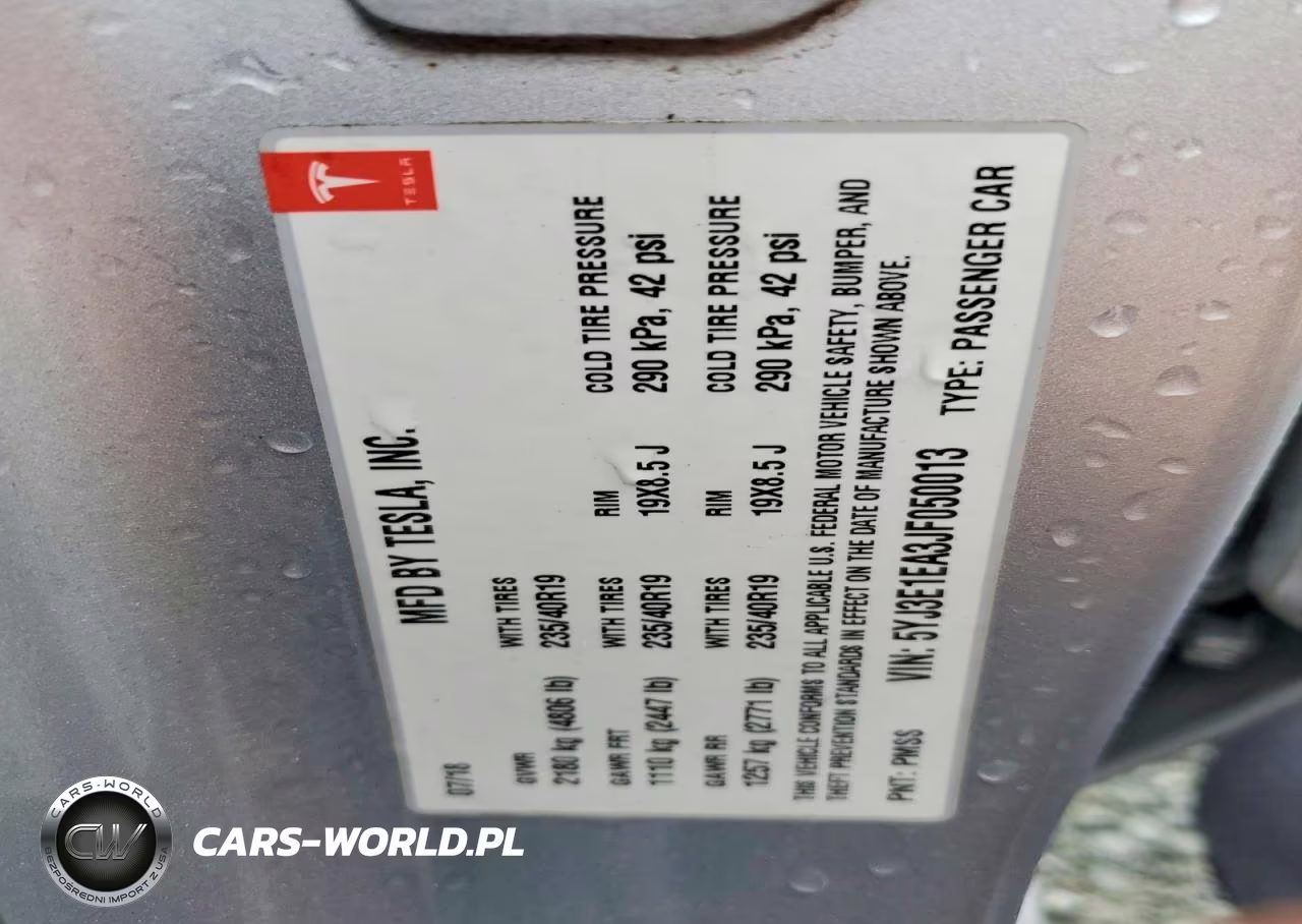 2018 Tesla Model 3 VIN:5YJ3E1EA3JF050013 - 12