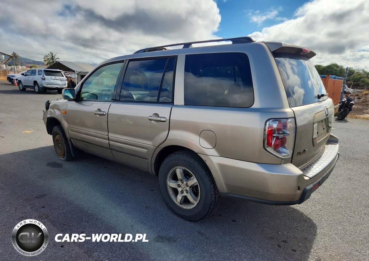 2007 Honda Pilot Ex VIN:5FNYF28437B008884 - 2