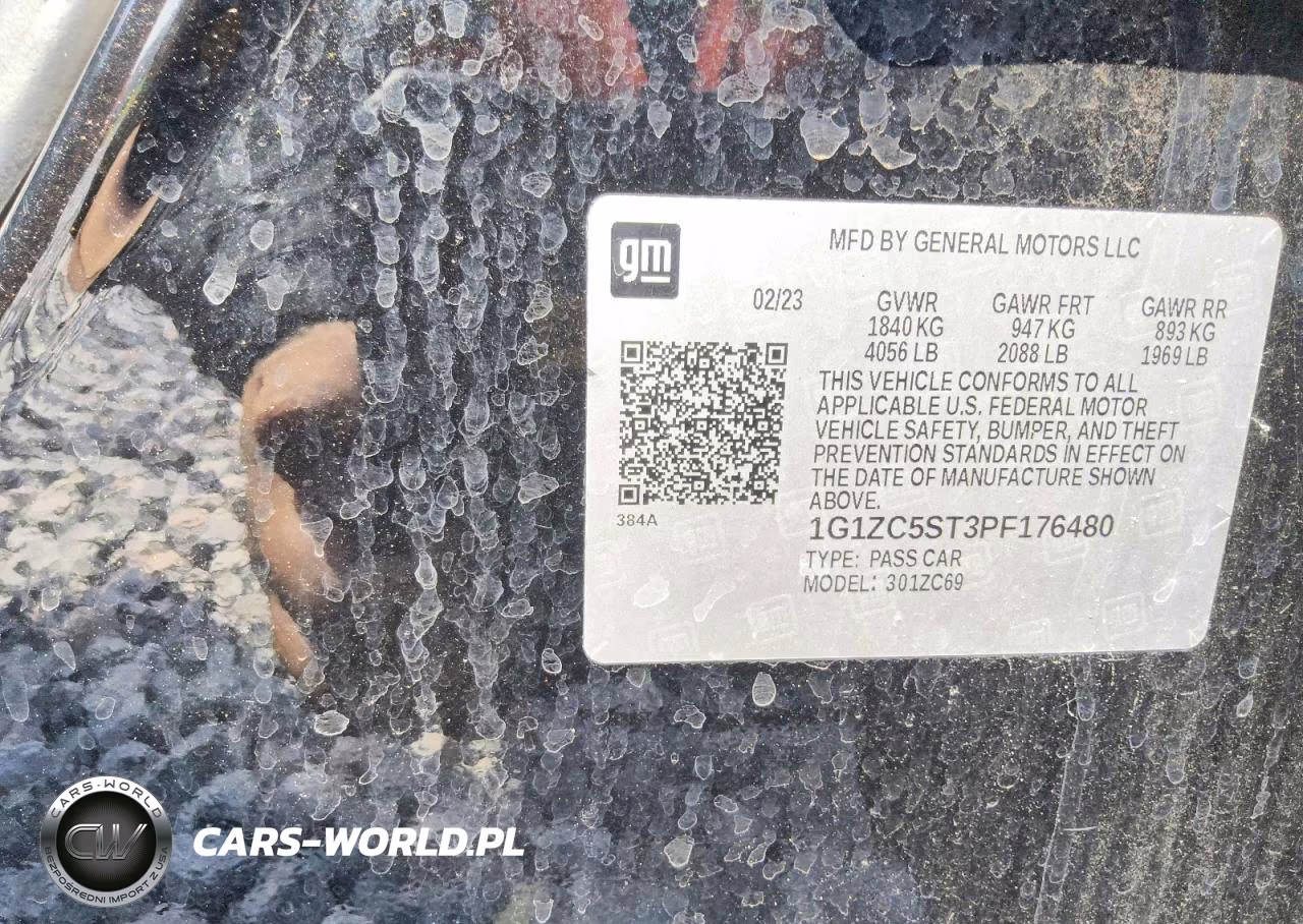 2023 Chevrolet Malibu Ls VIN:1G1ZC5ST3PF176480 - 12