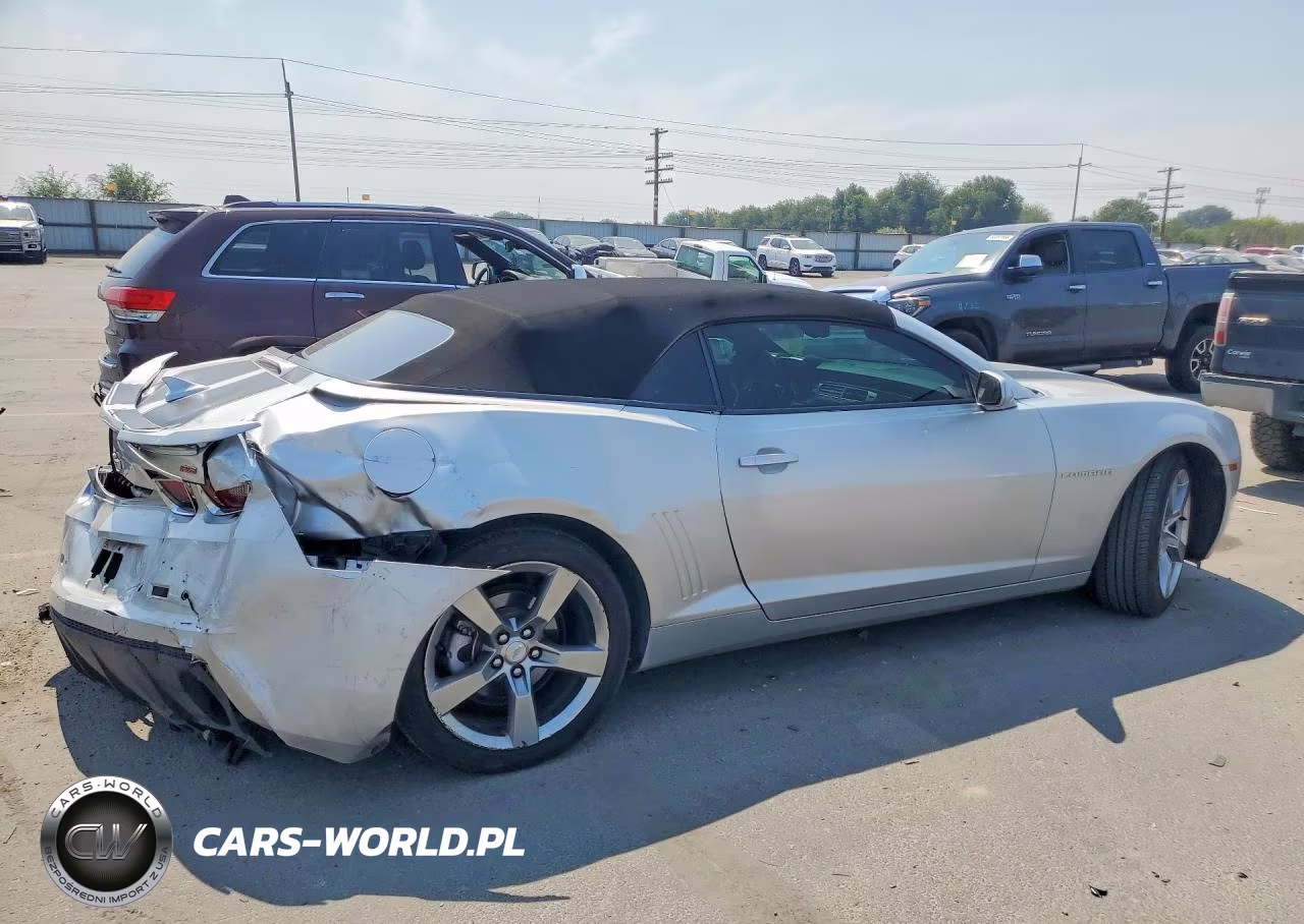 2012 Chevrolet Camaro Lt VIN:2G1FC3D31C9102756 - 3