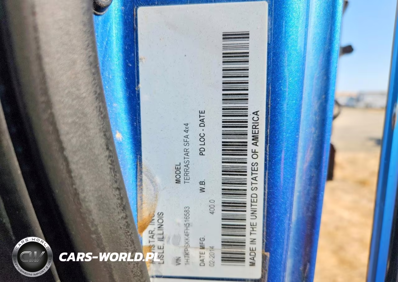 2015 International Terrastar Dump Truck VIN:1HTKPSKK4FH516583 - 13