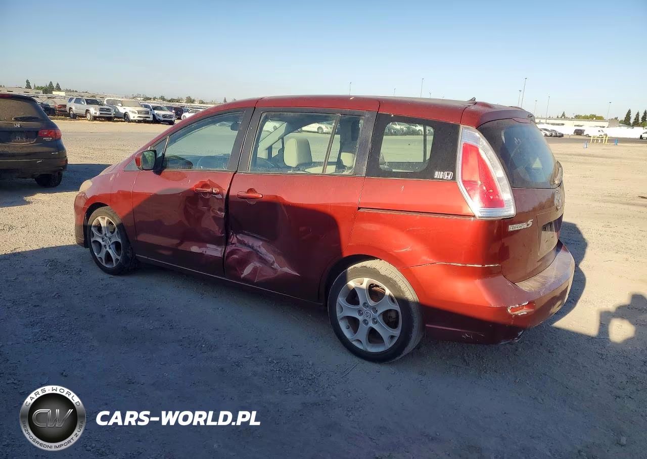 2010 Mazda 5 VIN:JM1CR2WL5A0387923 - 2