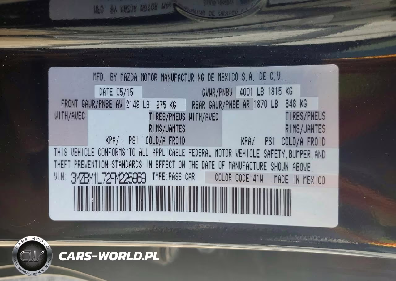 2015 Mazda 3 Touring VIN:3MZBM1L72FM225969 - 12