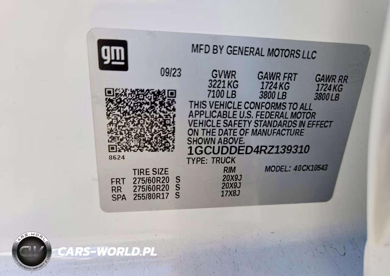 2024 Chevrolet Silverado K1500 Lt VIN:1GCUDDED4RZ139310 - 12