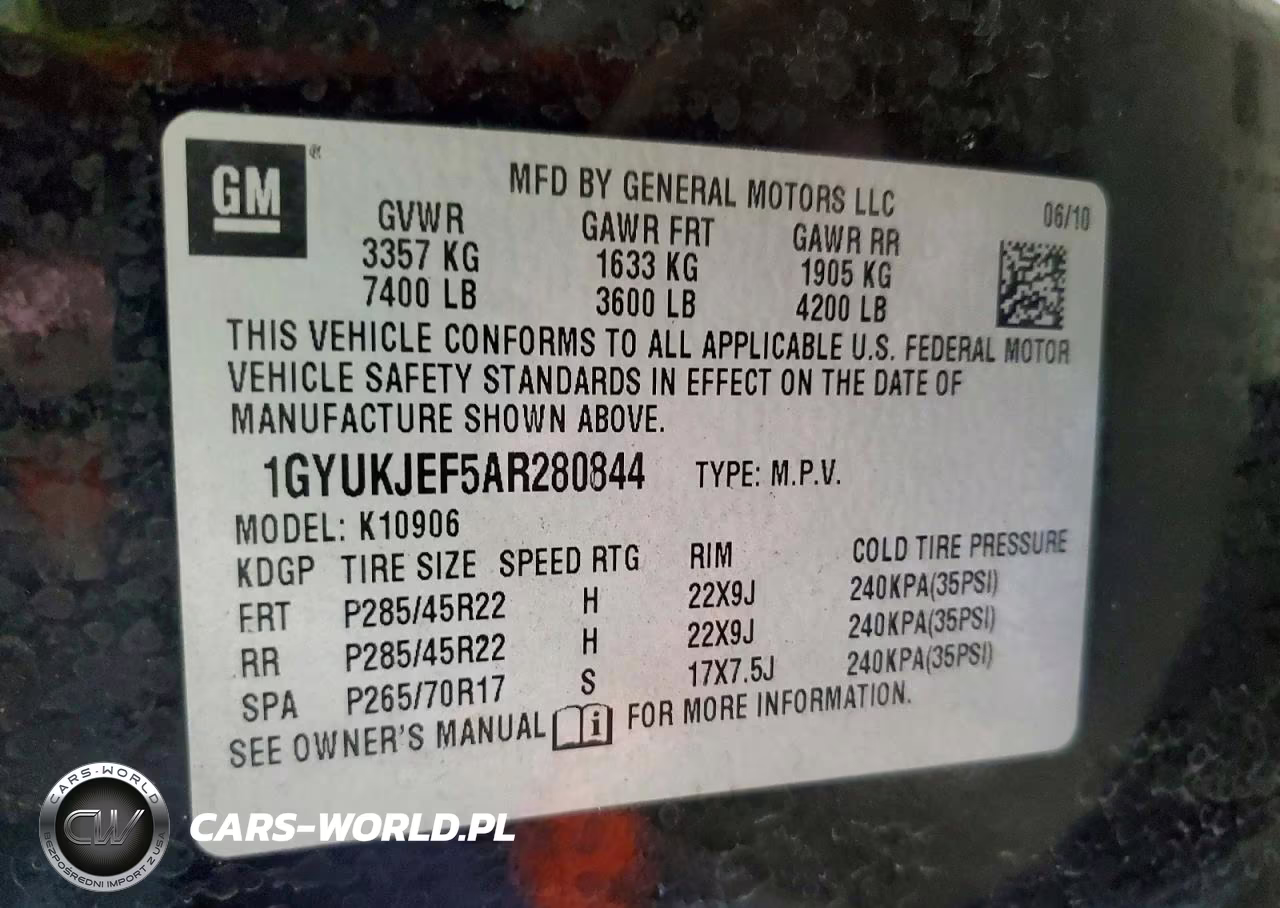 2010 Cadillac Escalade VIN:1GYUKJEF5AR280844 - 13