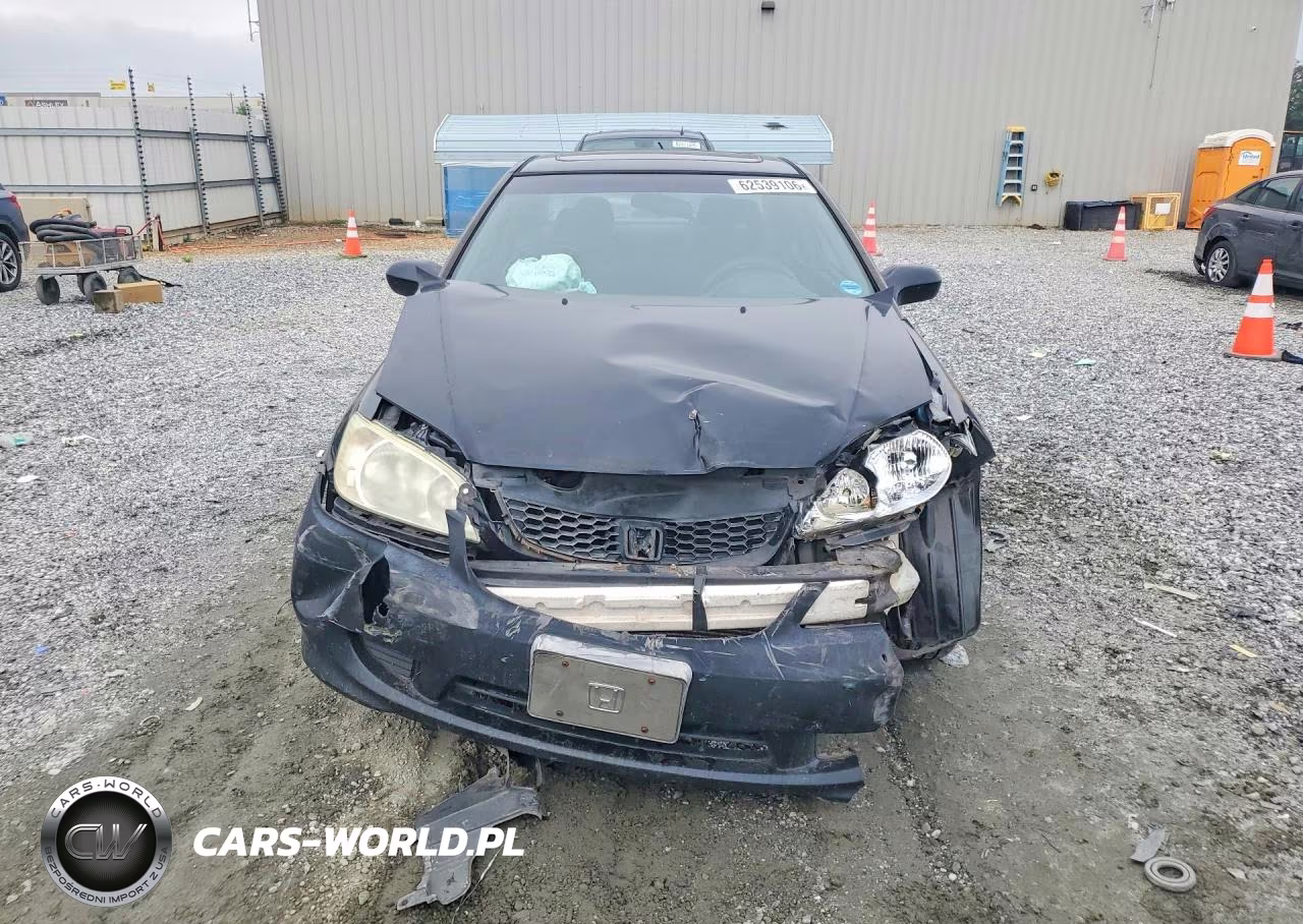 2005 Honda Civic Ex VIN:1HGEM22925L013843 - 5