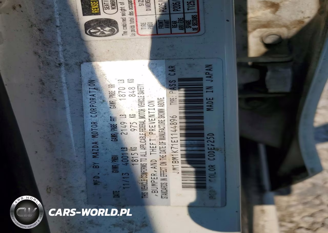 2014 Mazda 3 Sport VIN:JM1BM1K71E1144896 - 12