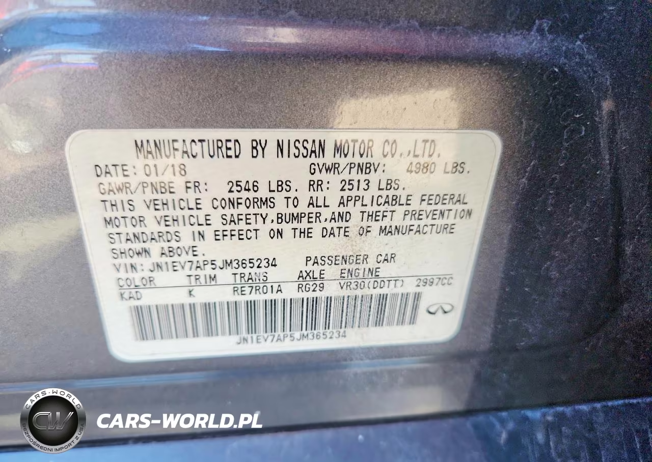 2018 Infiniti Q50 3.0T Luxe VIN:JN1EV7AP5JM365234 - 12