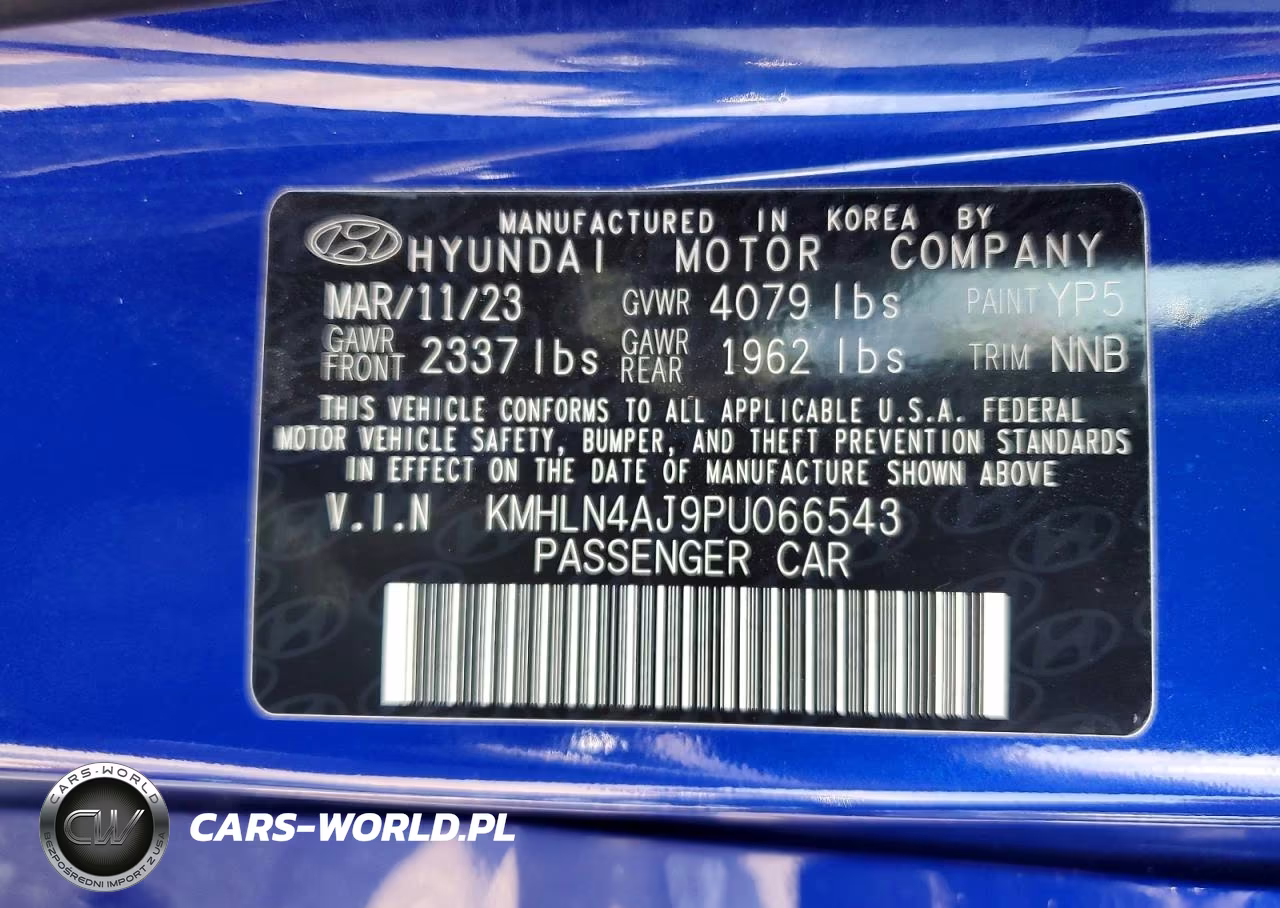 2023 Hyundai Elantra Limited VIN:KMHLN4AJ9PU066543 - 13